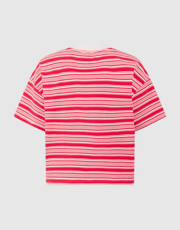 Cropped Cherry T-Shirt Rot SHOEBY GIRLS