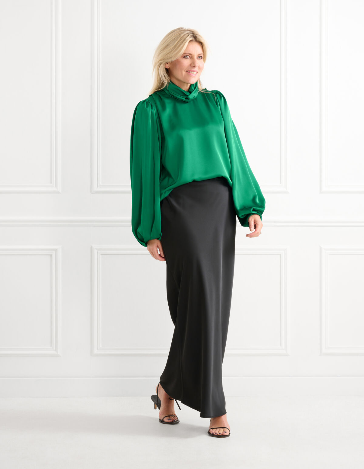 Satinbluse Grün von Lonneke SHOEBY WOMEN