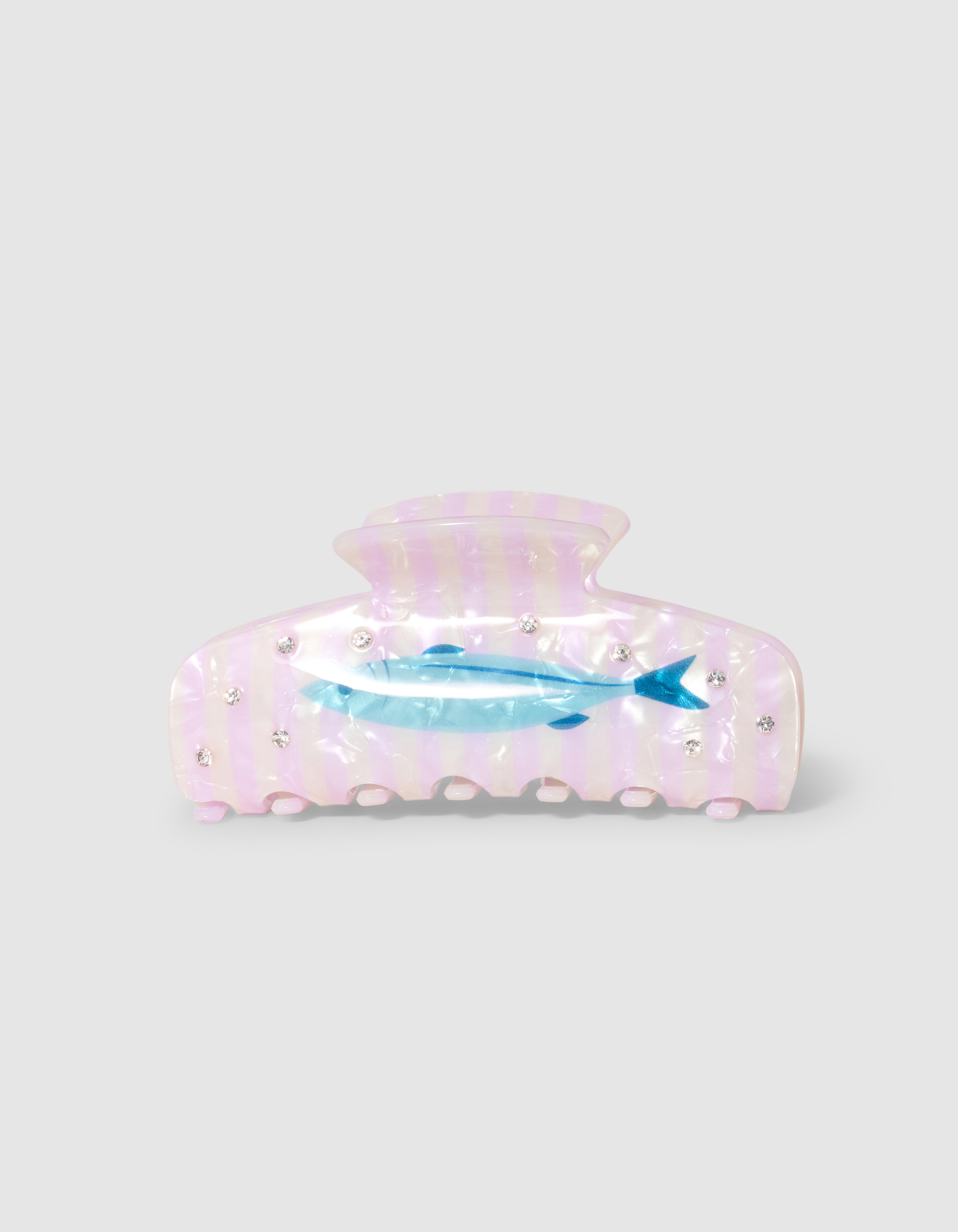 Fisch-Strass-Haarklammer hellrosa SHOEBY ACCESSOIRES