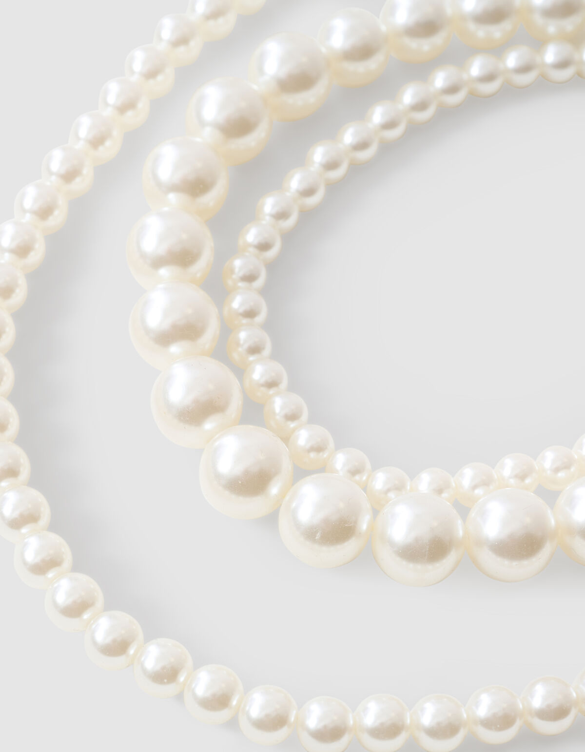 Perlenkette Off White SHOEBY ACCESSOIRES