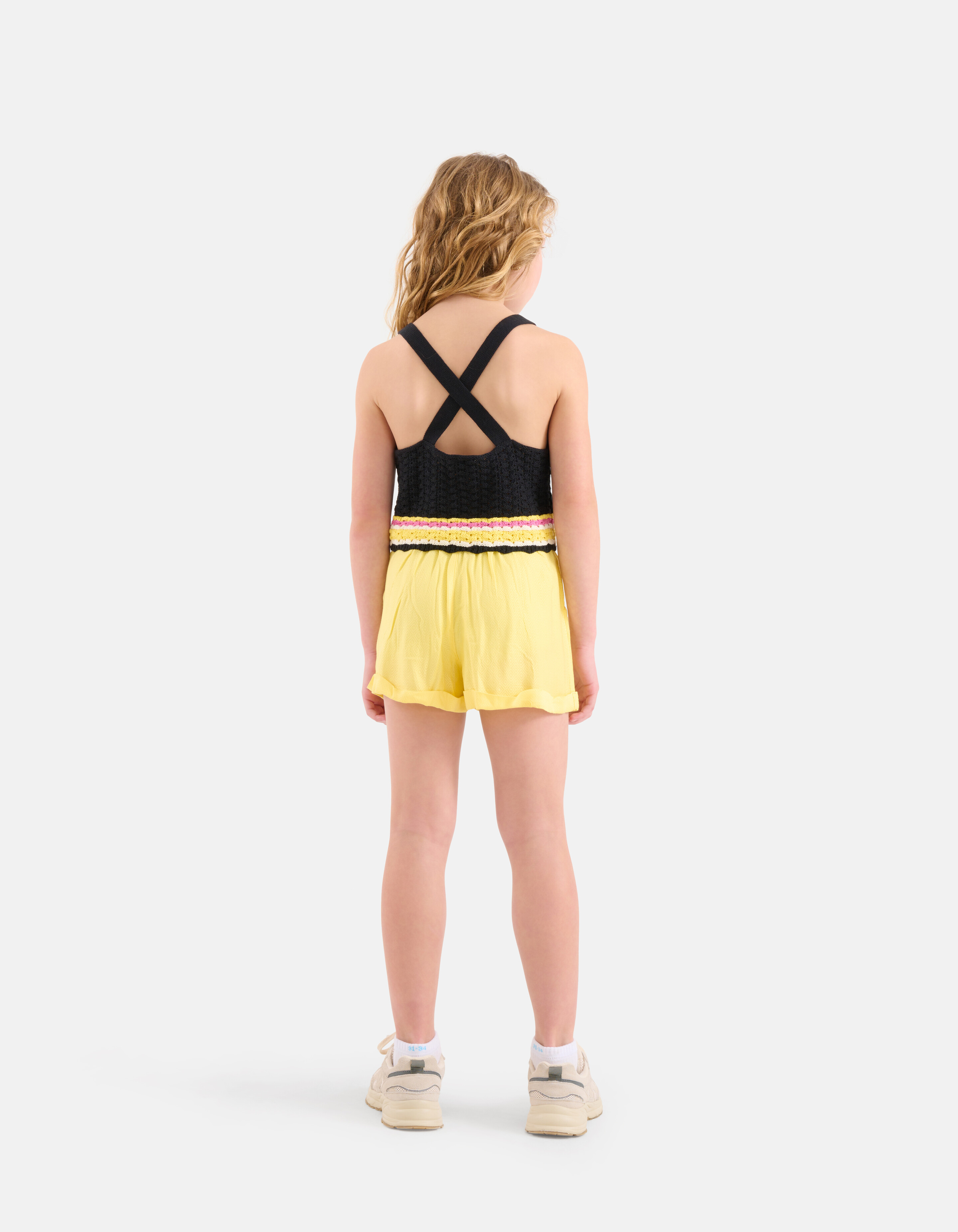 Jacquard Short Gelb SHOEBY GIRLS
