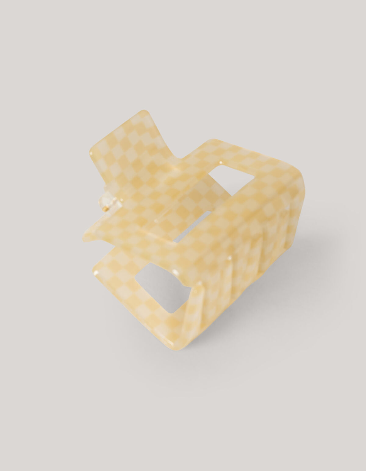 Blockierte Haarspange Beige SHOEBY ACCESSOIRES