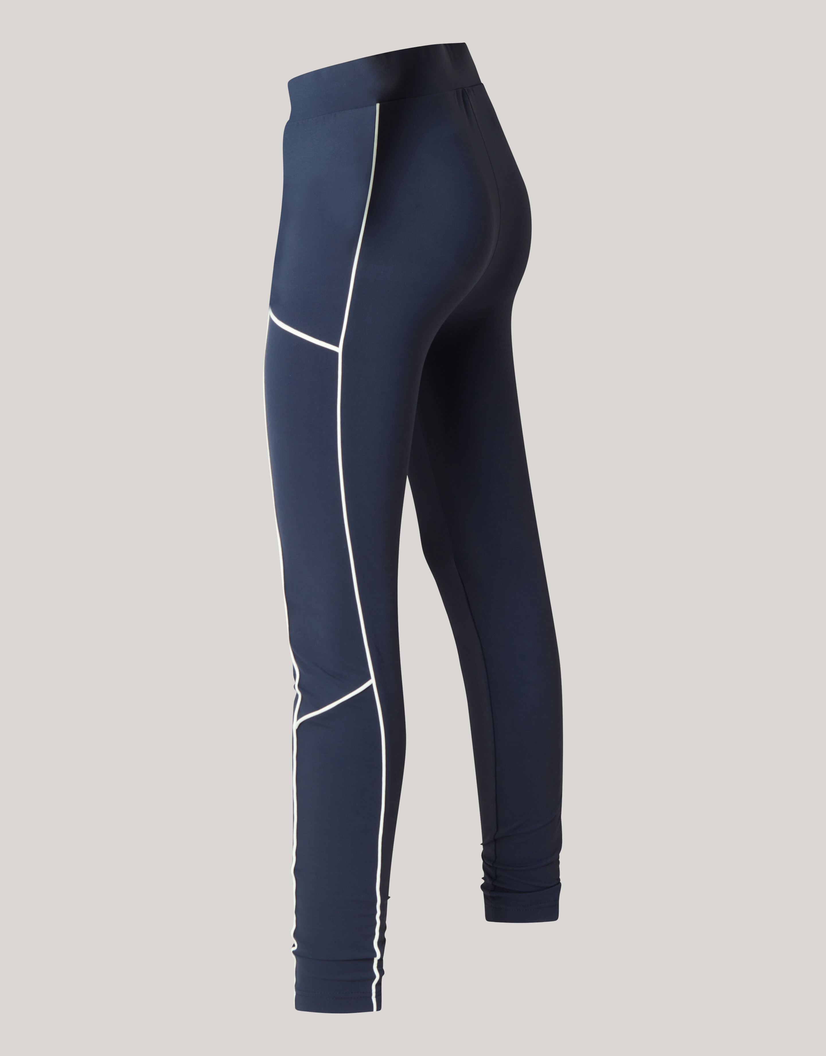 Paspel-Leggings Dunkelblau SHOEBY WOMEN
