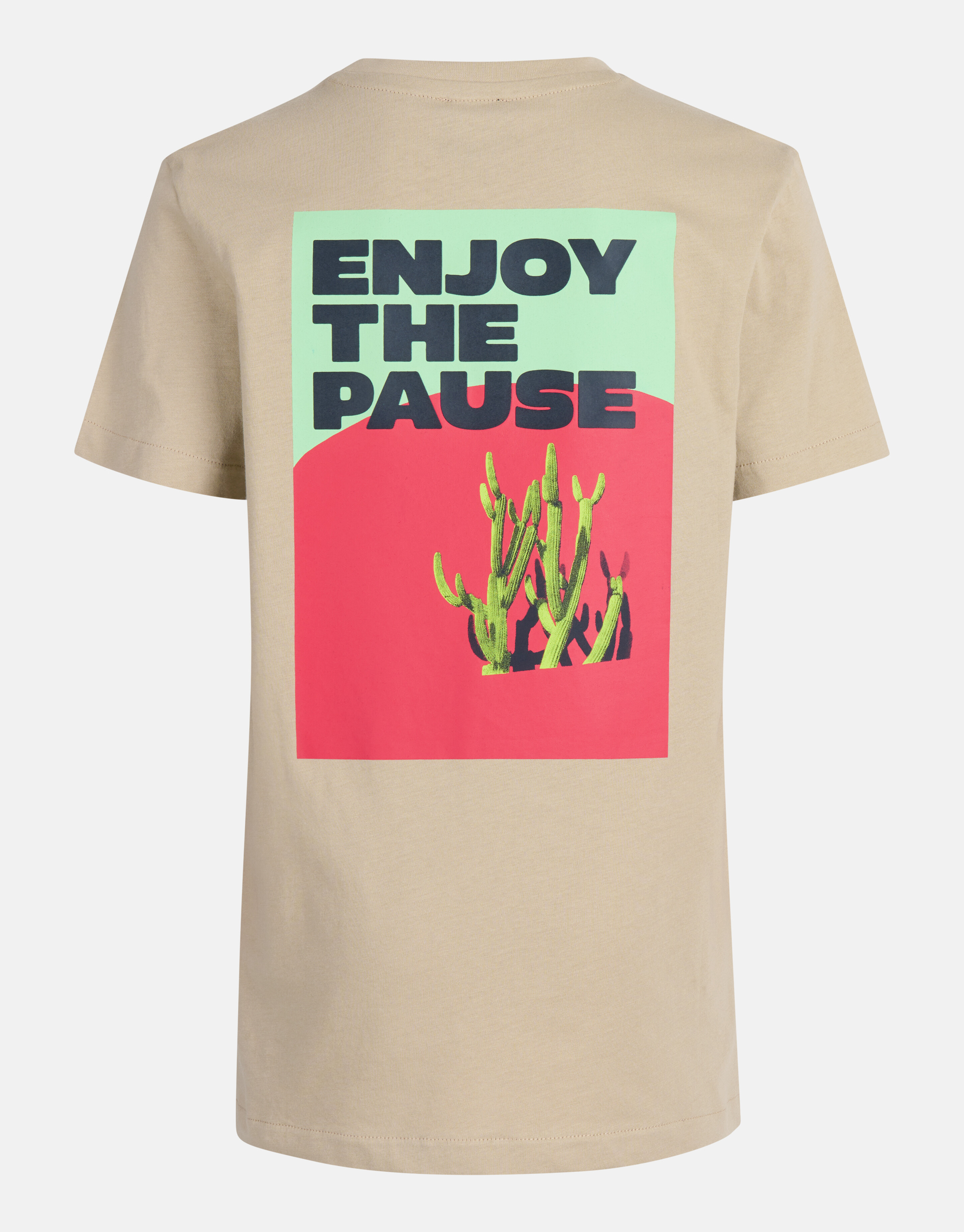 Kunstwerk T-shirt Beige SHOEBY BOYS