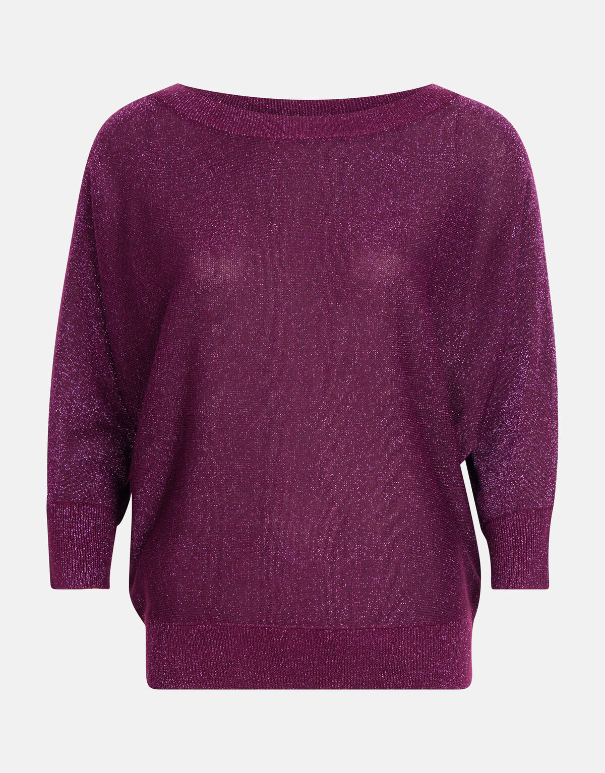 Glitzer Fledermaus Pullover Lila SHOEBY WOMEN