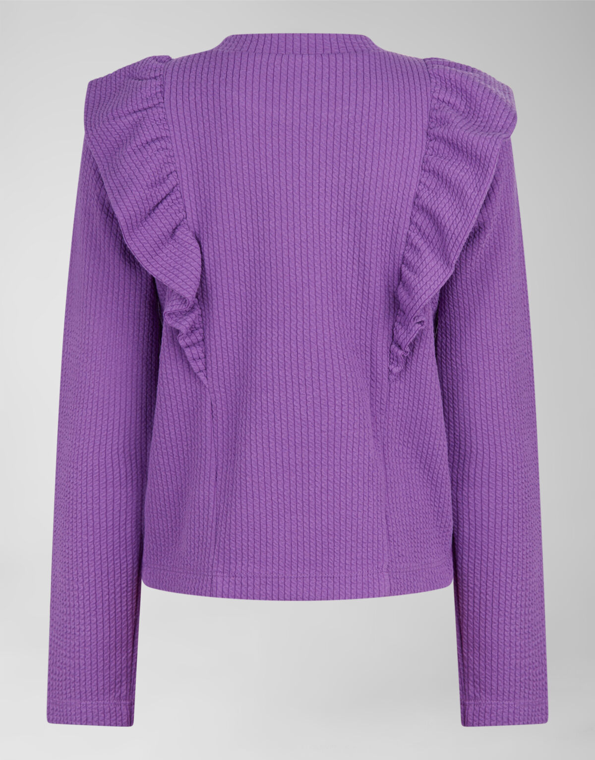 Kabel-Rüschen-Top Lila SHOEBY GIRLS