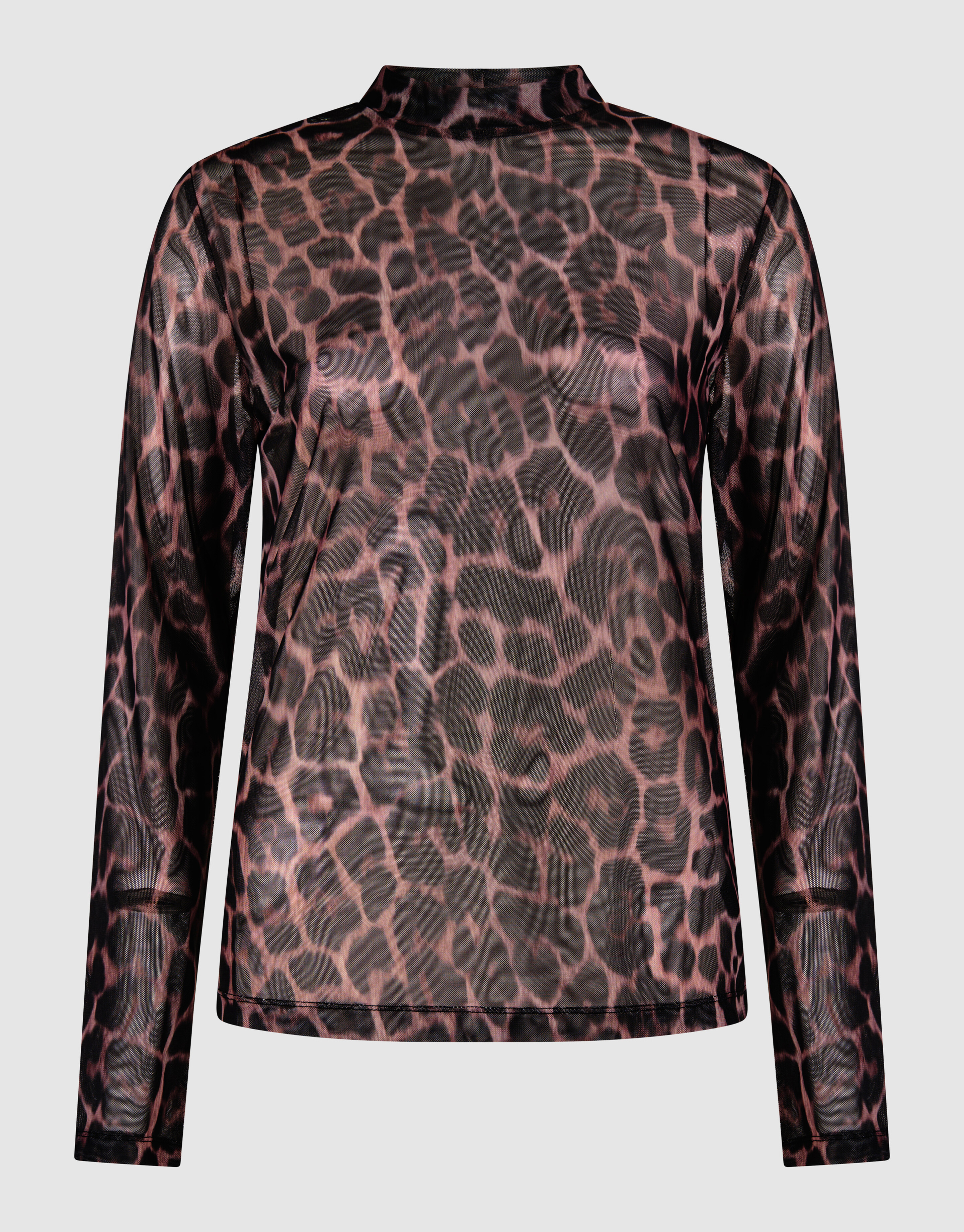 Mesh Jaguar Top Braun SHOEBY WOMEN