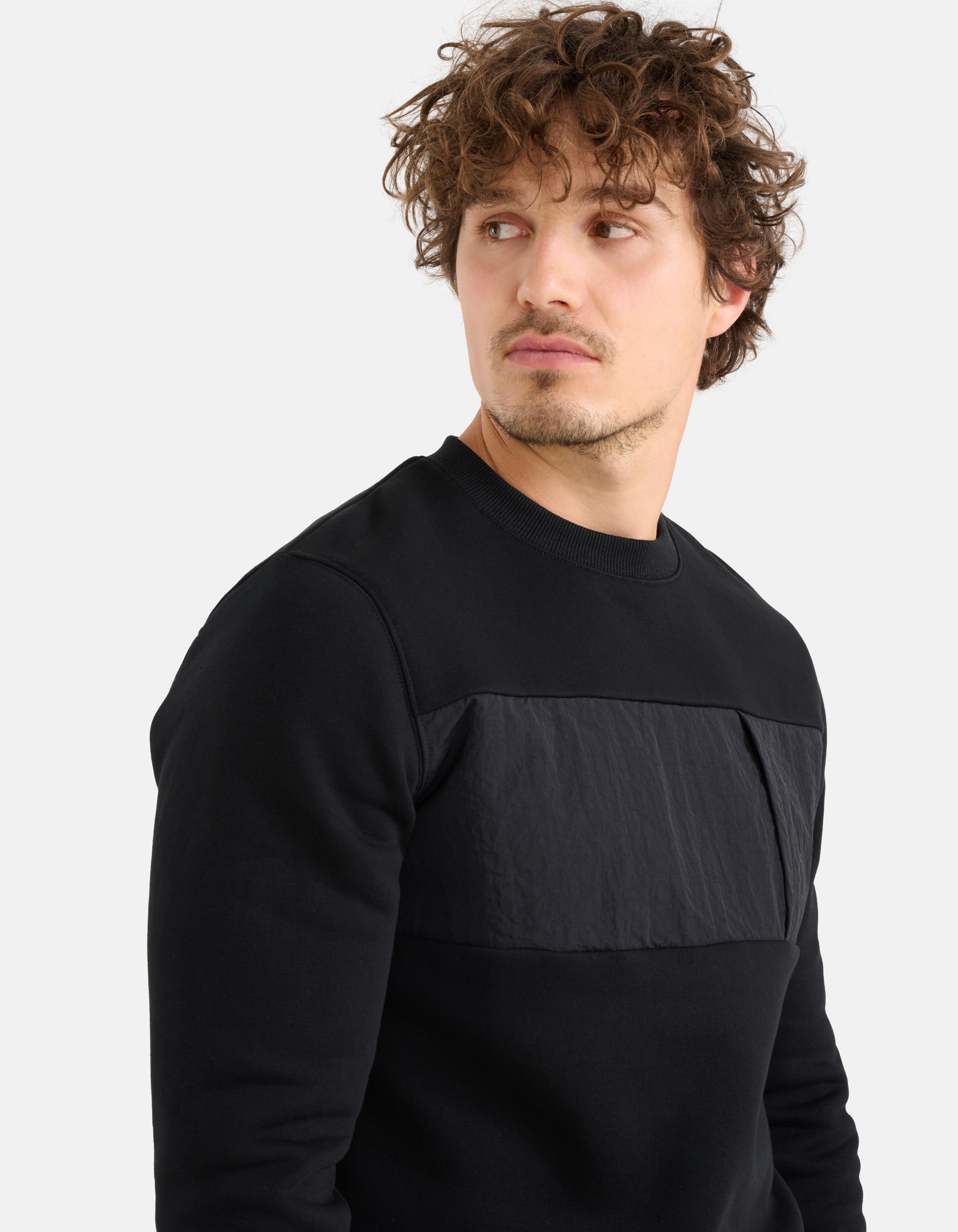 Gesteppter Pullover Schwarz SHOEBY MEN