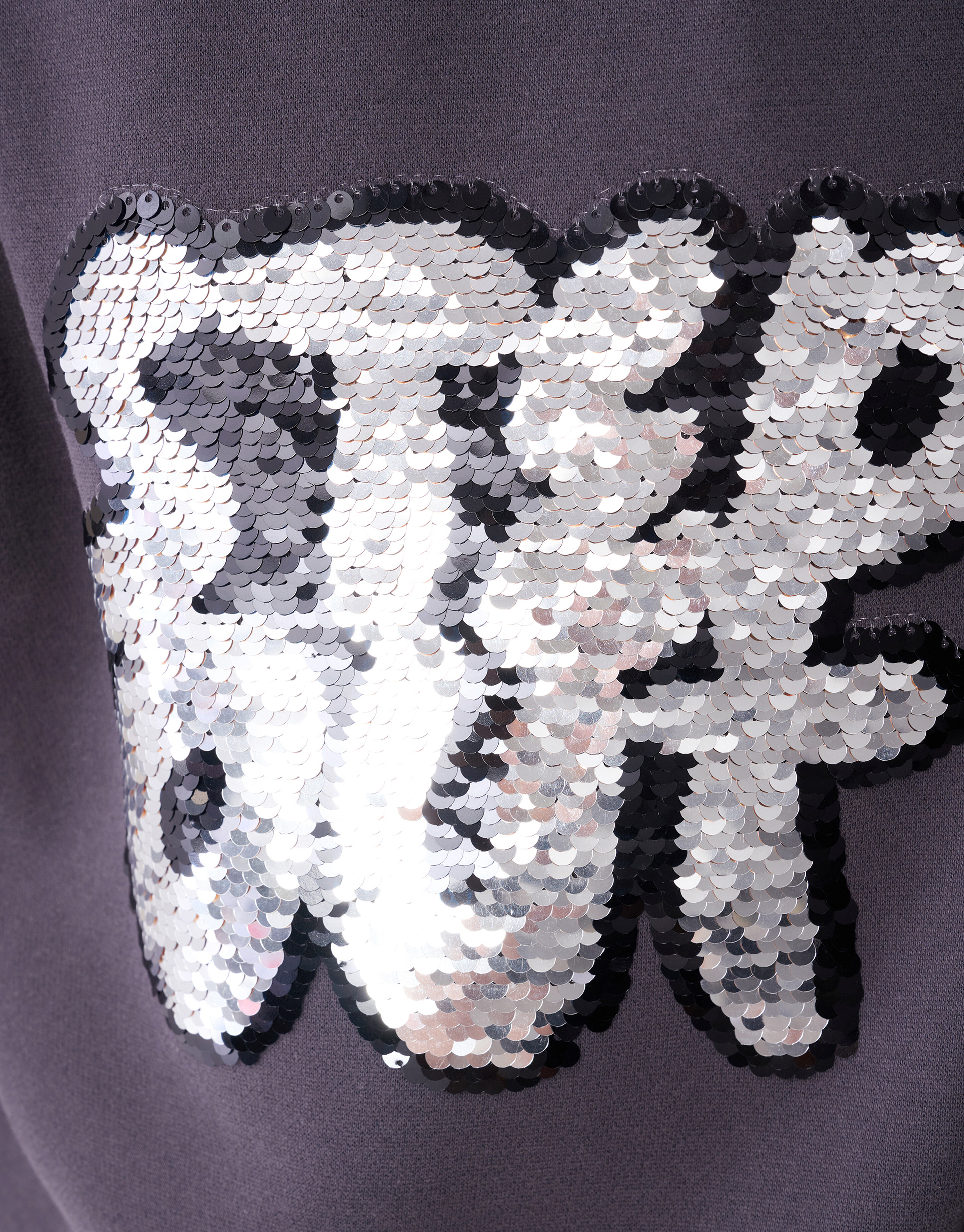 Zwei-Wege-Paillettenpullover Dunkelgrau SHOEBY BOYS