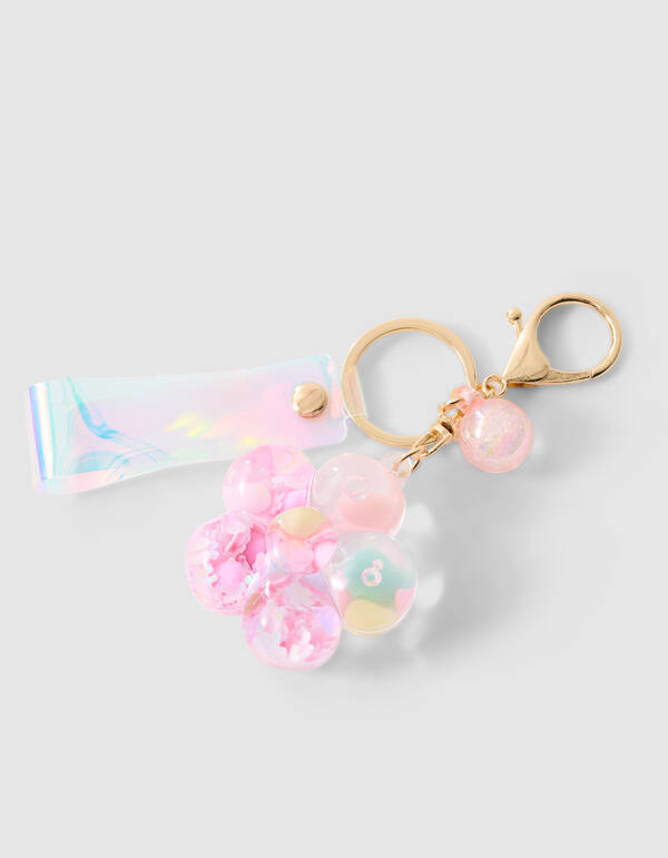 Blumen Schlüsselanhänger Rosa SHOEBY ACCESSOIRES