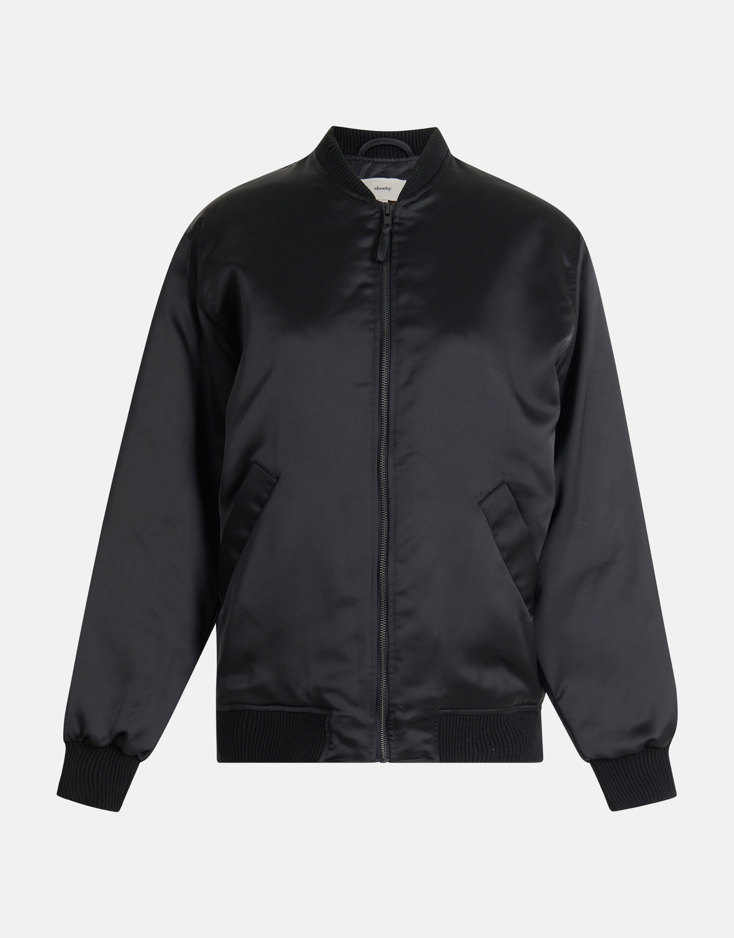 Satin Bomberjacke Schwarz SHOEBY WOMEN