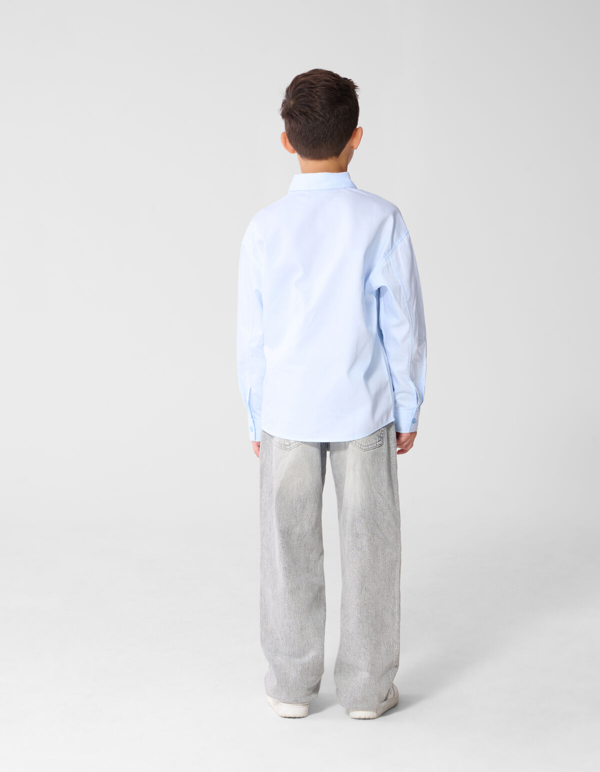 Oversized Basic-Hemd Hellblau SHOEBY BOYS