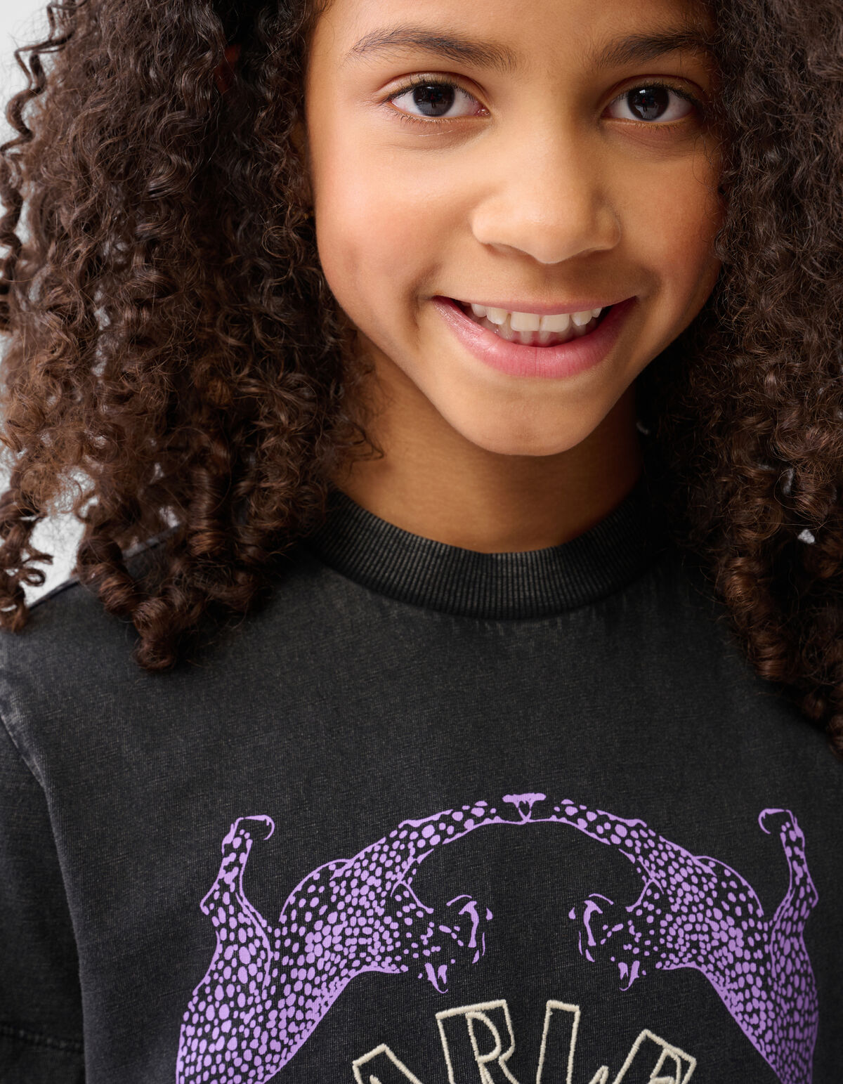 Fearless Artwork T-shirt Dunkelgrau SHOEBY GIRLS