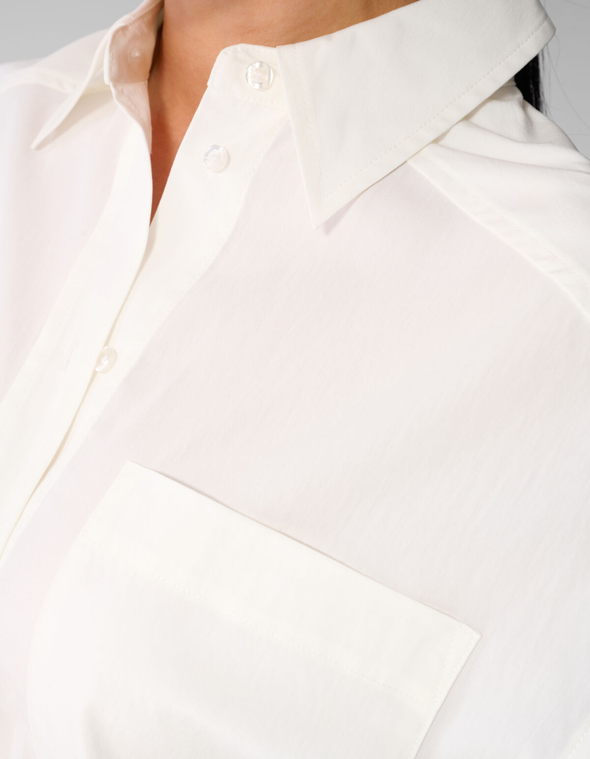 Oversized Bluse Wei&szlig; By Anna SHOEBY WOMEN