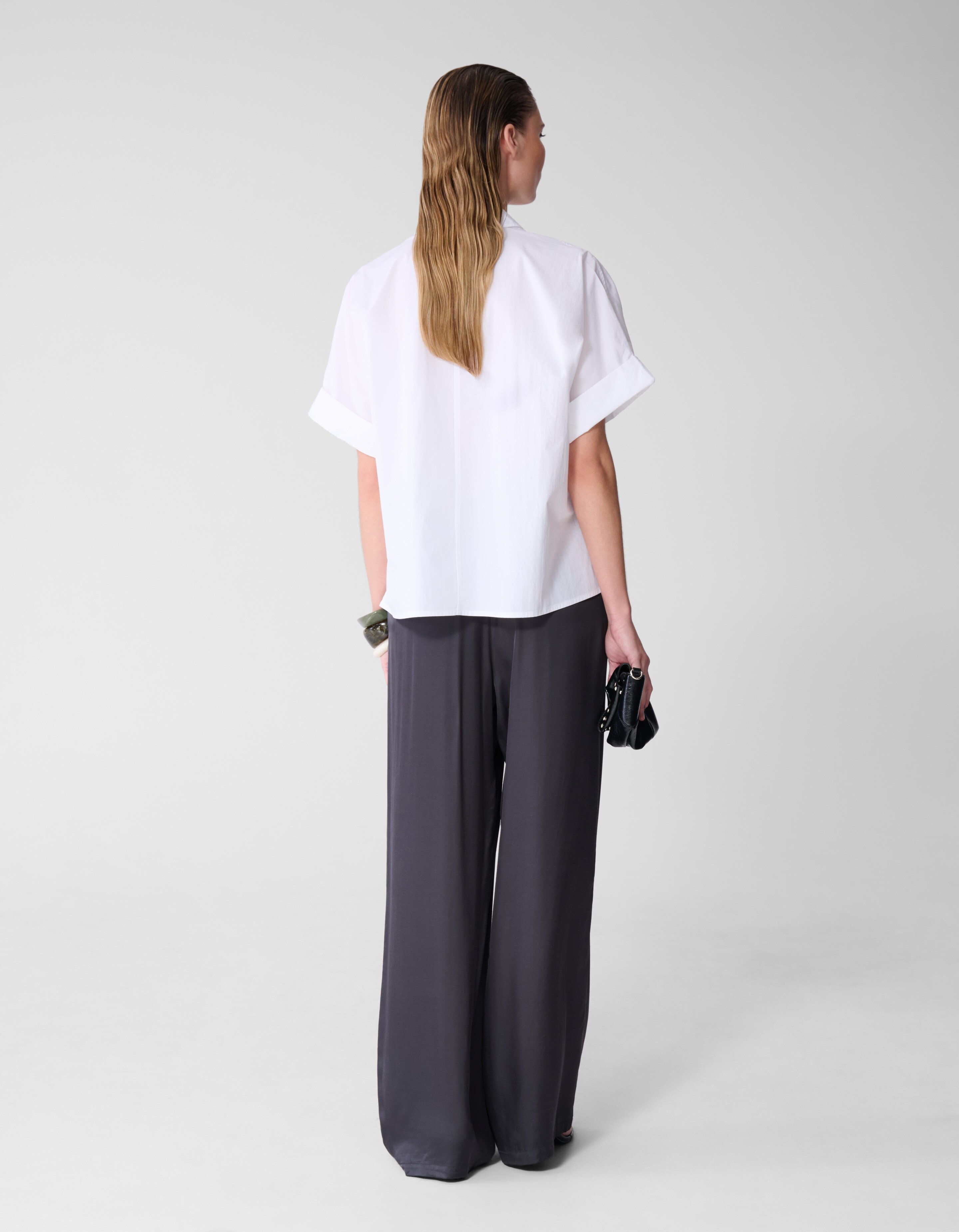 Satinhose Dunkelgrau von Lonneke SHOEBY WOMEN