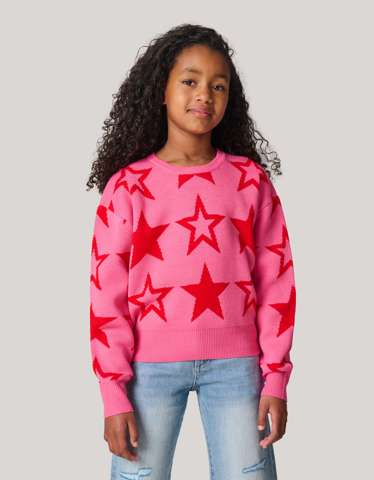 Bedruckter Pullover Rosa SHOEBY GIRLS
