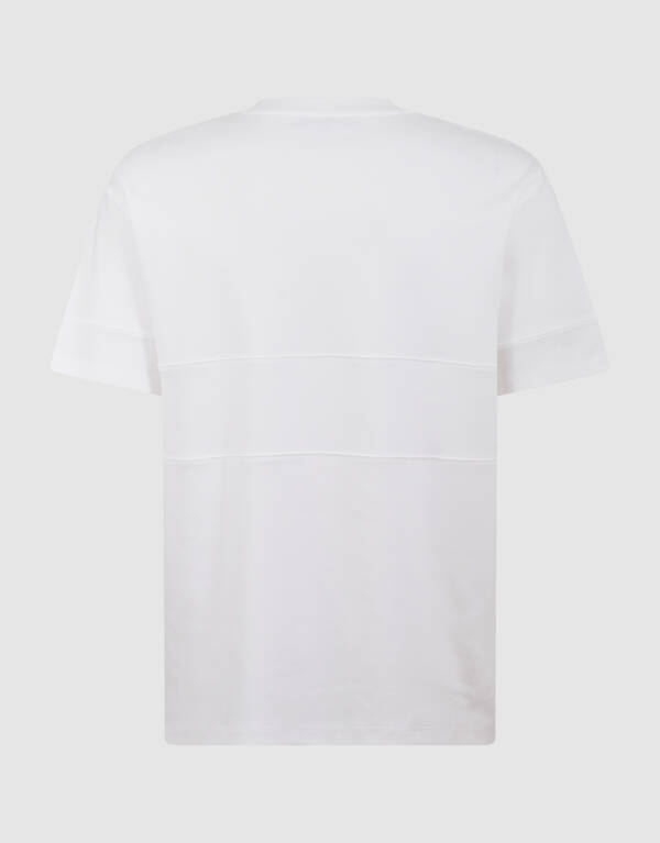 Minimalistisches T-Shirt in Wei&szlig; SHOEBY MEN