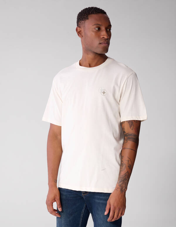 Einfarbiges T-Shirt Wei&szlig; SHOEBY MEN