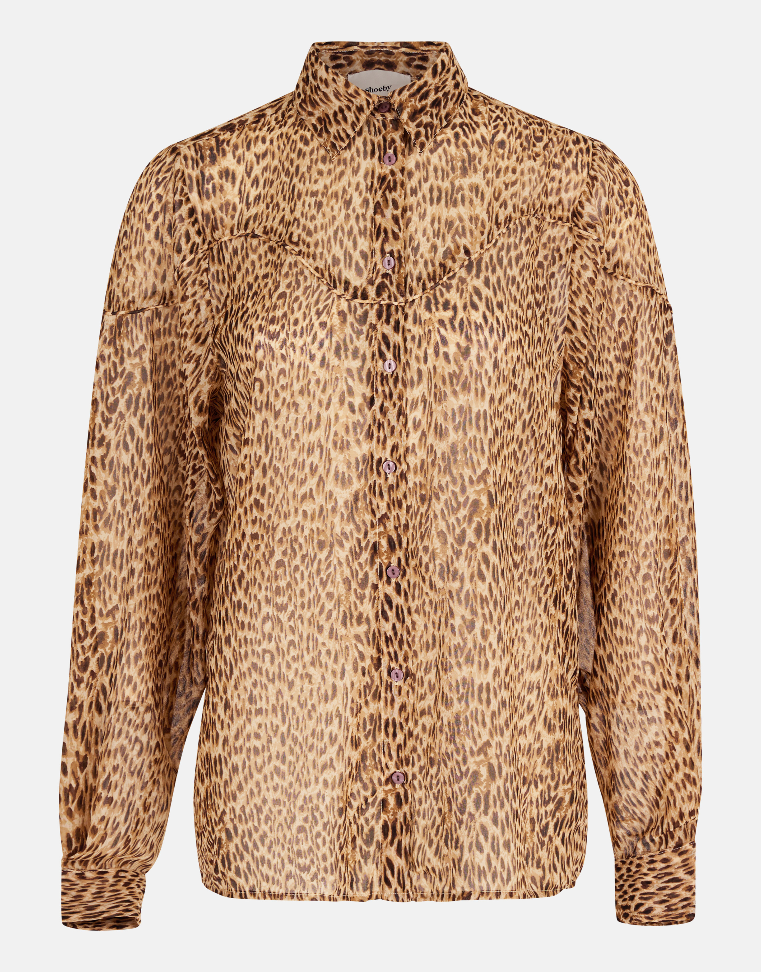 Gepardenbluse Braun SHOEBY WOMEN