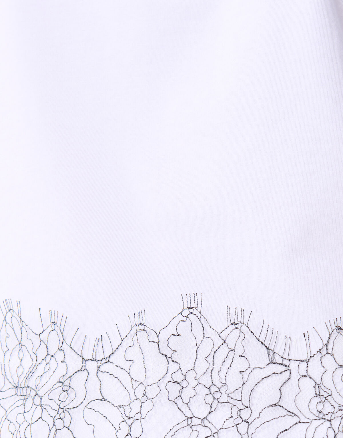 Spitzen-T-Shirt Weiß SHOEBY WOMEN