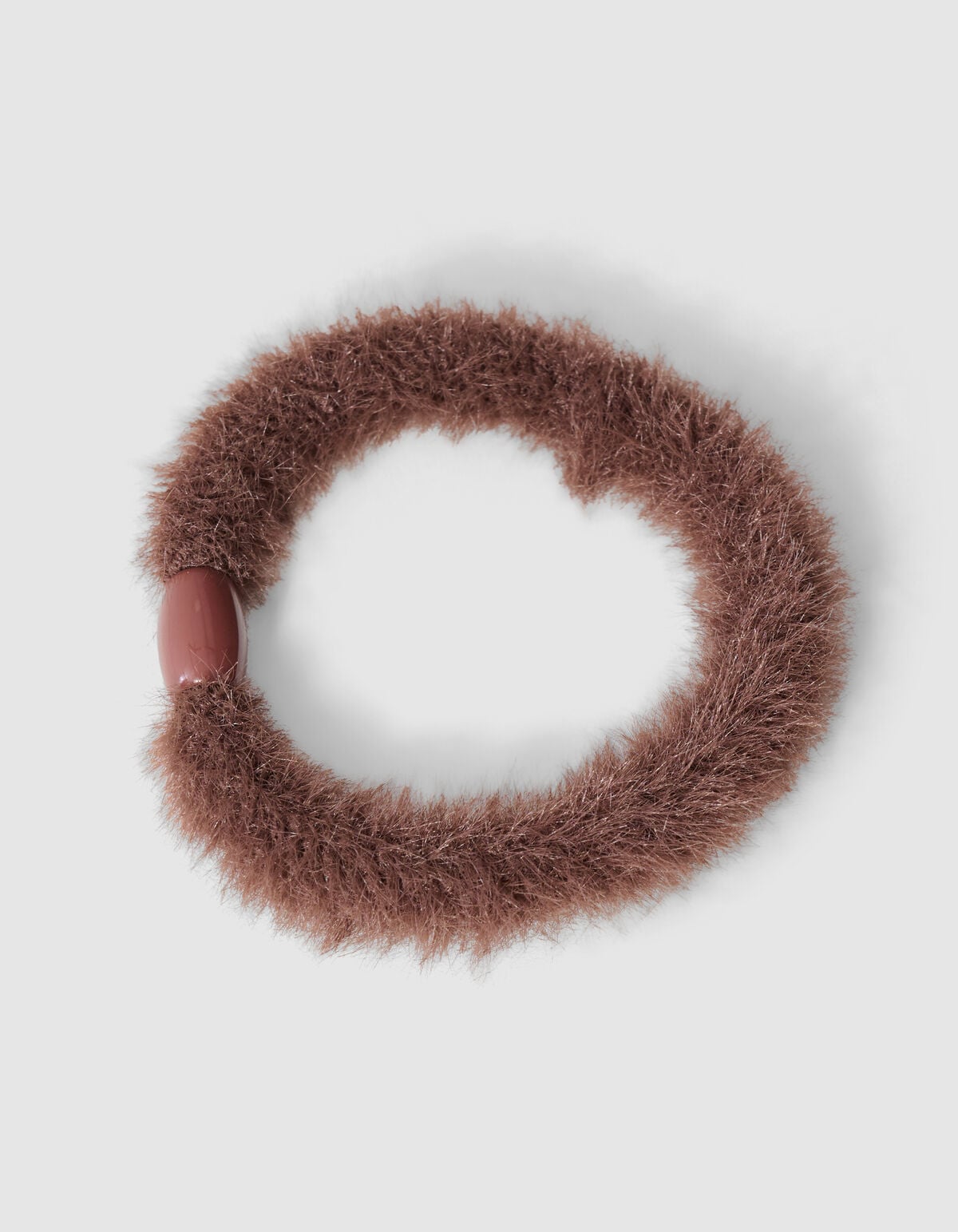 Furry-Haargummi Dunkelbraun SHOEBY ACCESSOIRES