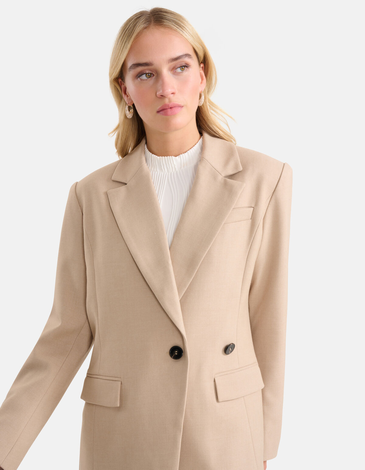 Silhouette Blazer Beige SHOEBY WOMEN