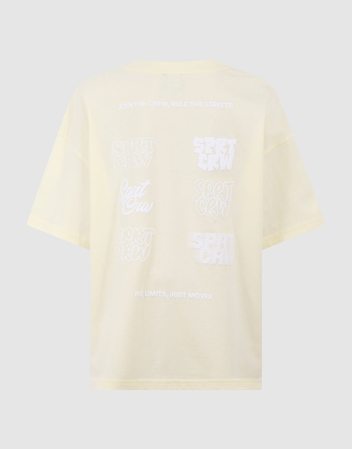 Sport Crew Artwork T-Shirt Hellgelb SHOEBY BOYS