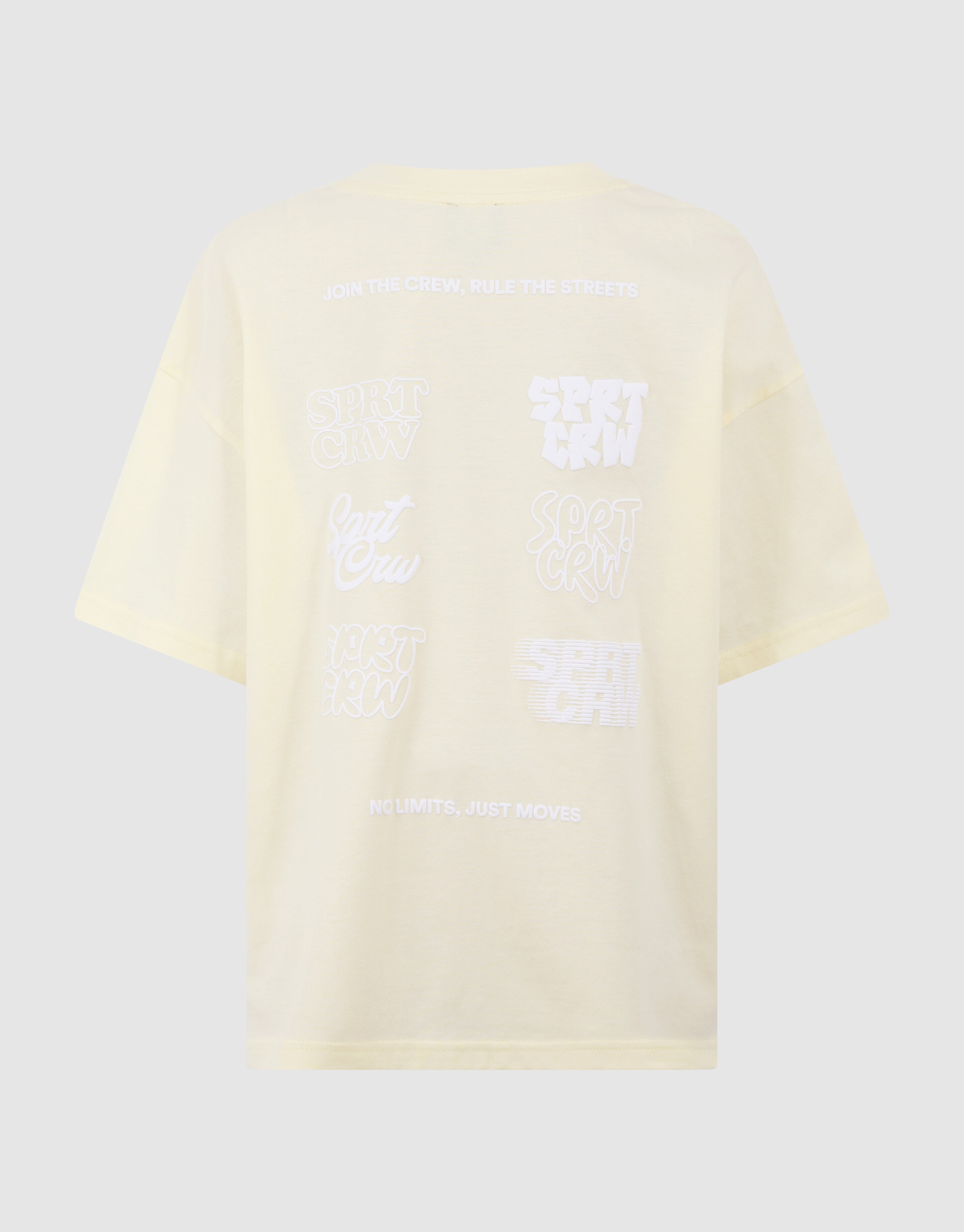 Sport Crew Artwork T-Shirt Hellgelb SHOEBY BOYS