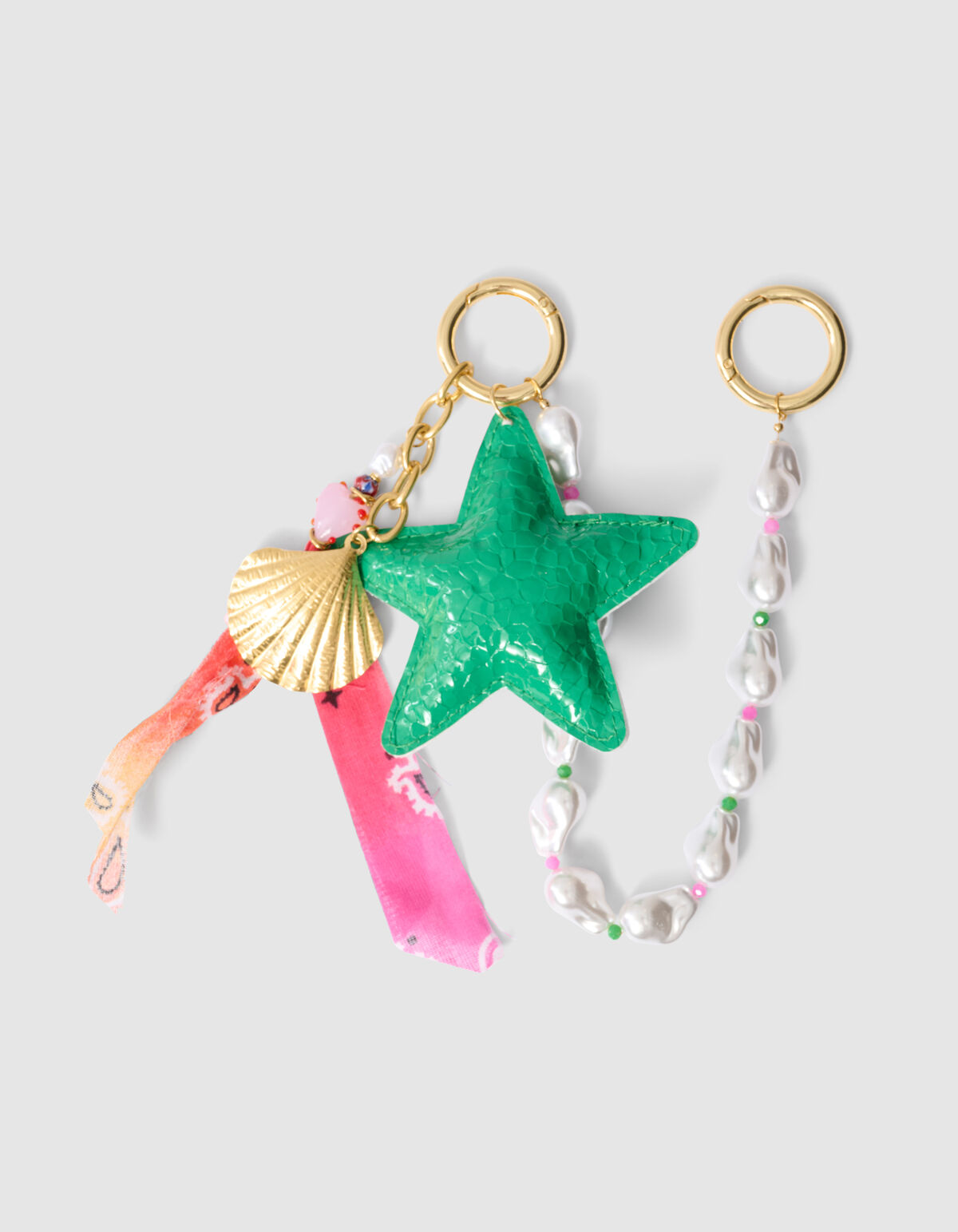Star Bag Charm Grün SHOEBY ACCESSOIRES
