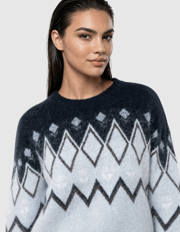 Studio Zigzag Pullover Hellgrau SHOEBY WOMEN