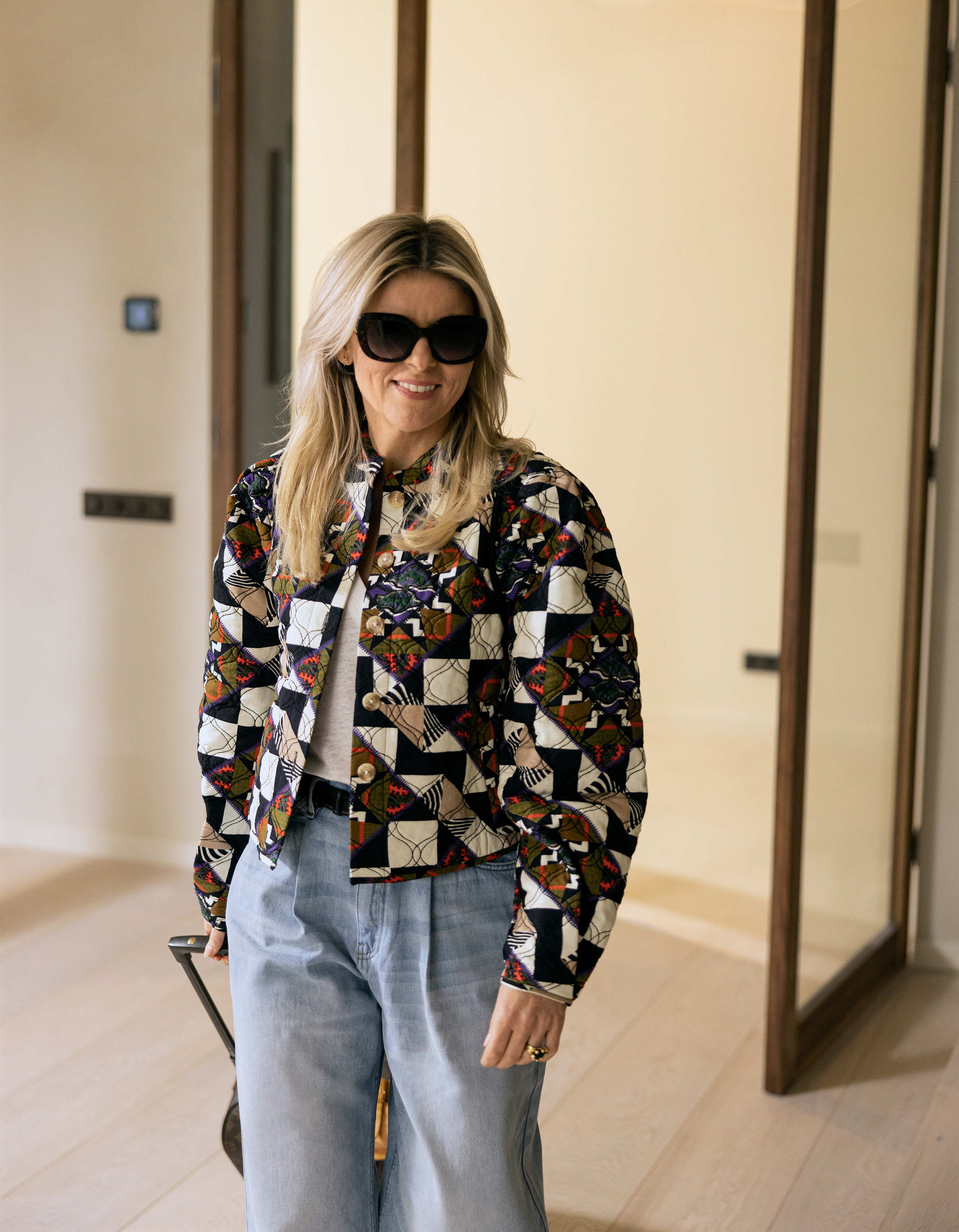 Gesteppte Stickerei-Jacke Off White von Lonneke SHOEBY WOMEN