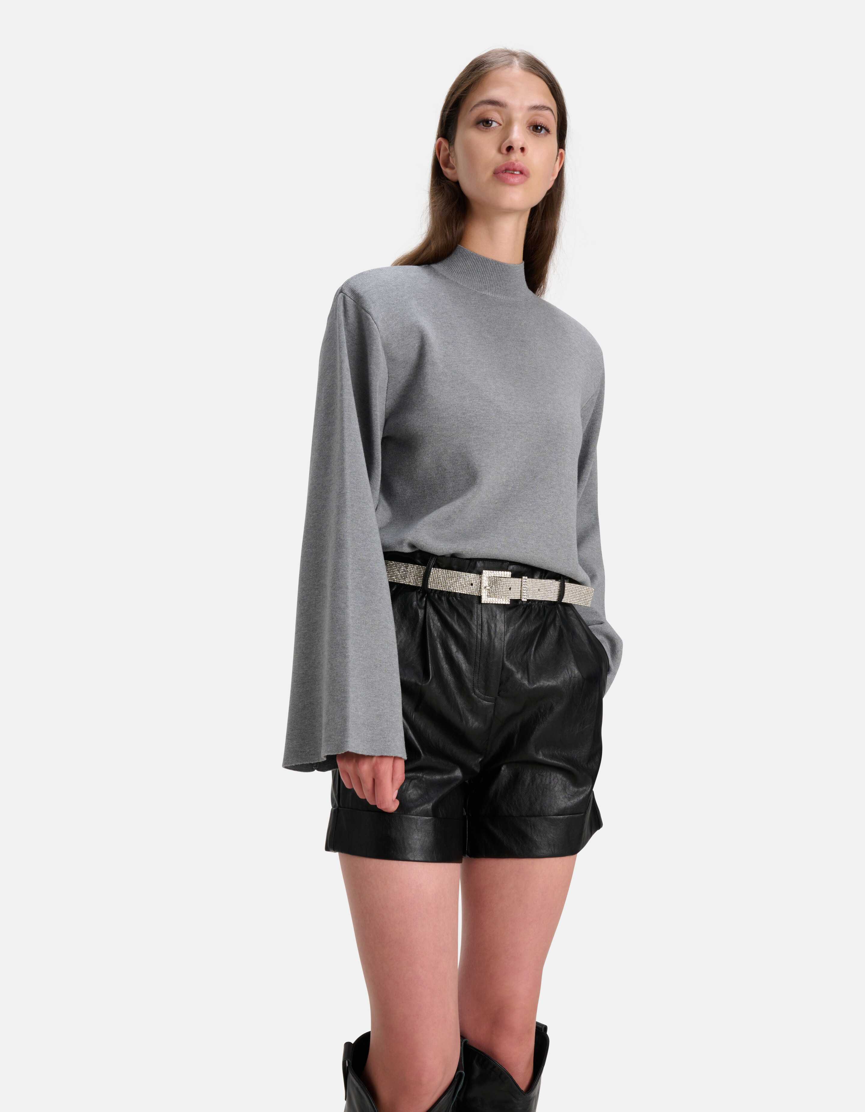 Gürtel mit silberfarbenen Strasssteinen SHOEBY ACCESSOIRES