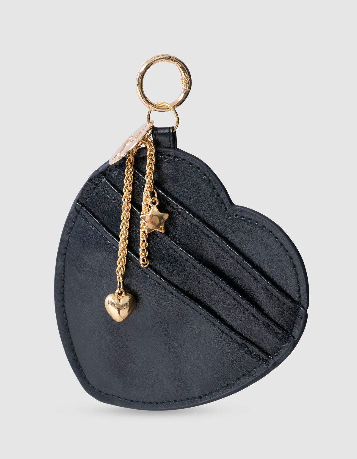 Herz Portemonnee Taschenanhänger Schwarz SHOEBY ACCESSOIRES