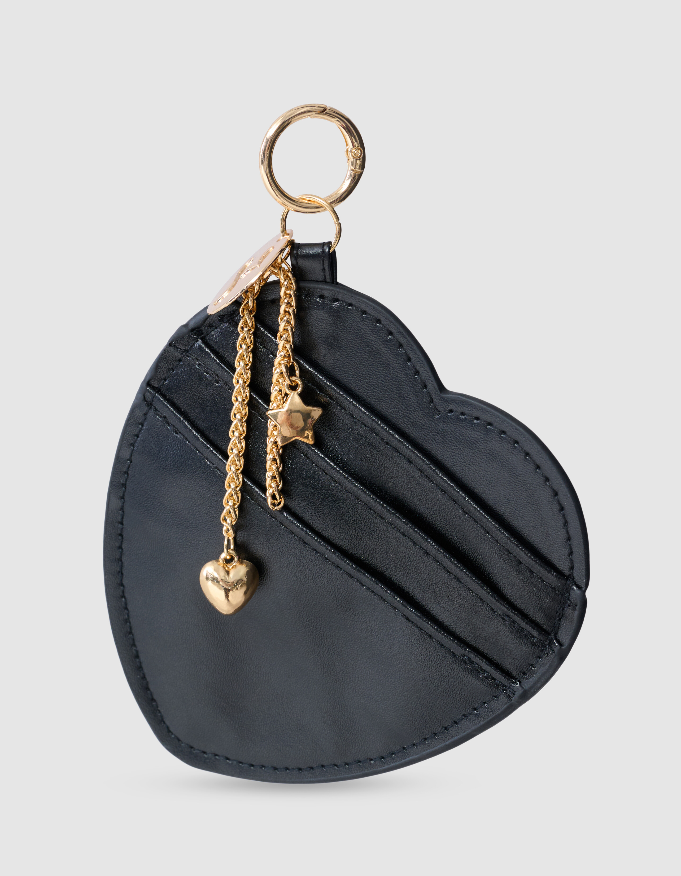 Herz Portemonnee Taschenanhänger Schwarz SHOEBY ACCESSOIRES