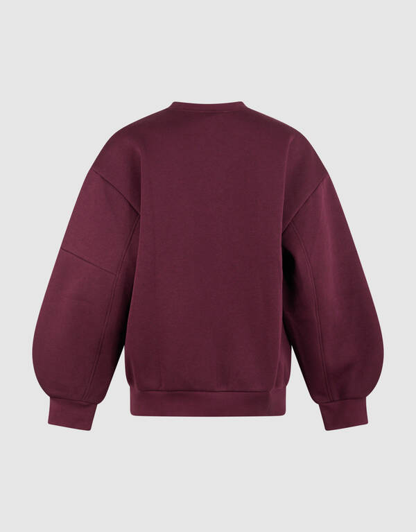 Pullover mit weiten Ärmeln, dunkelrot SHOEBY WOMEN