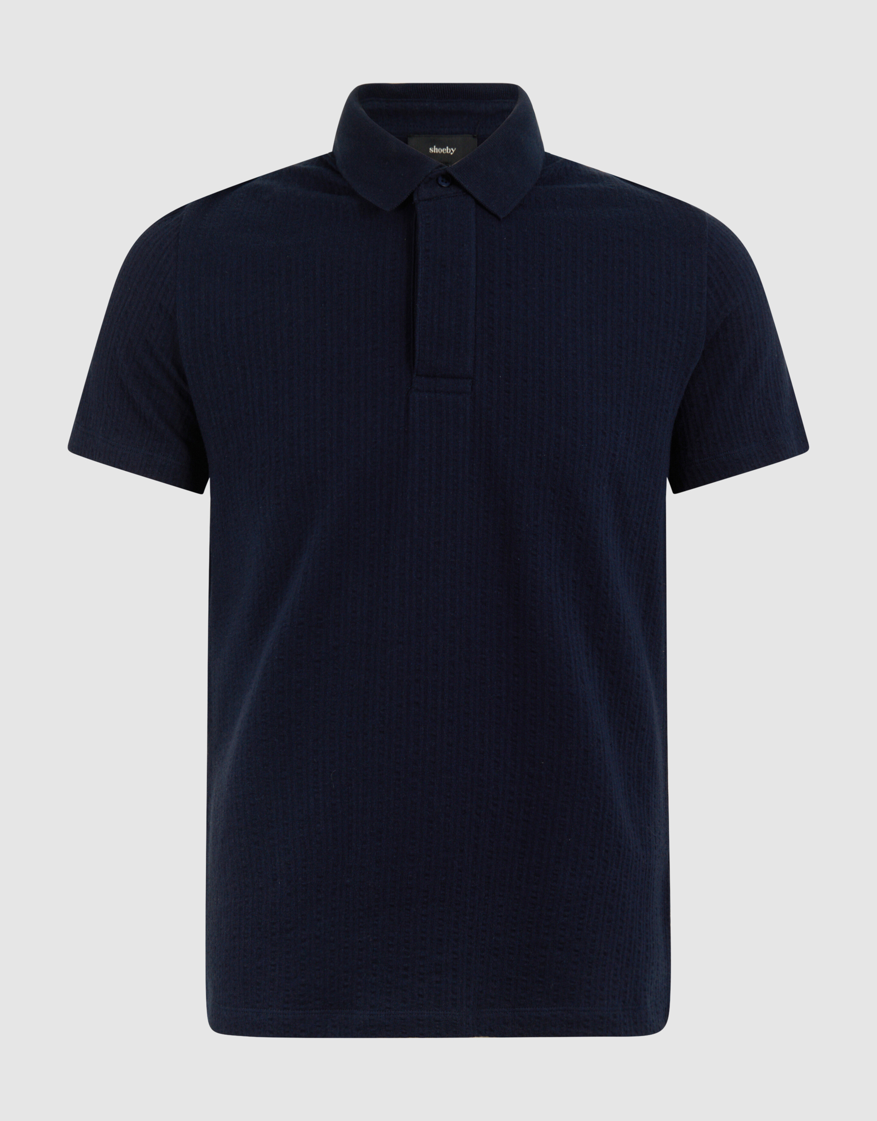 Struktur Polo Dunkelblau SHOEBY MEN