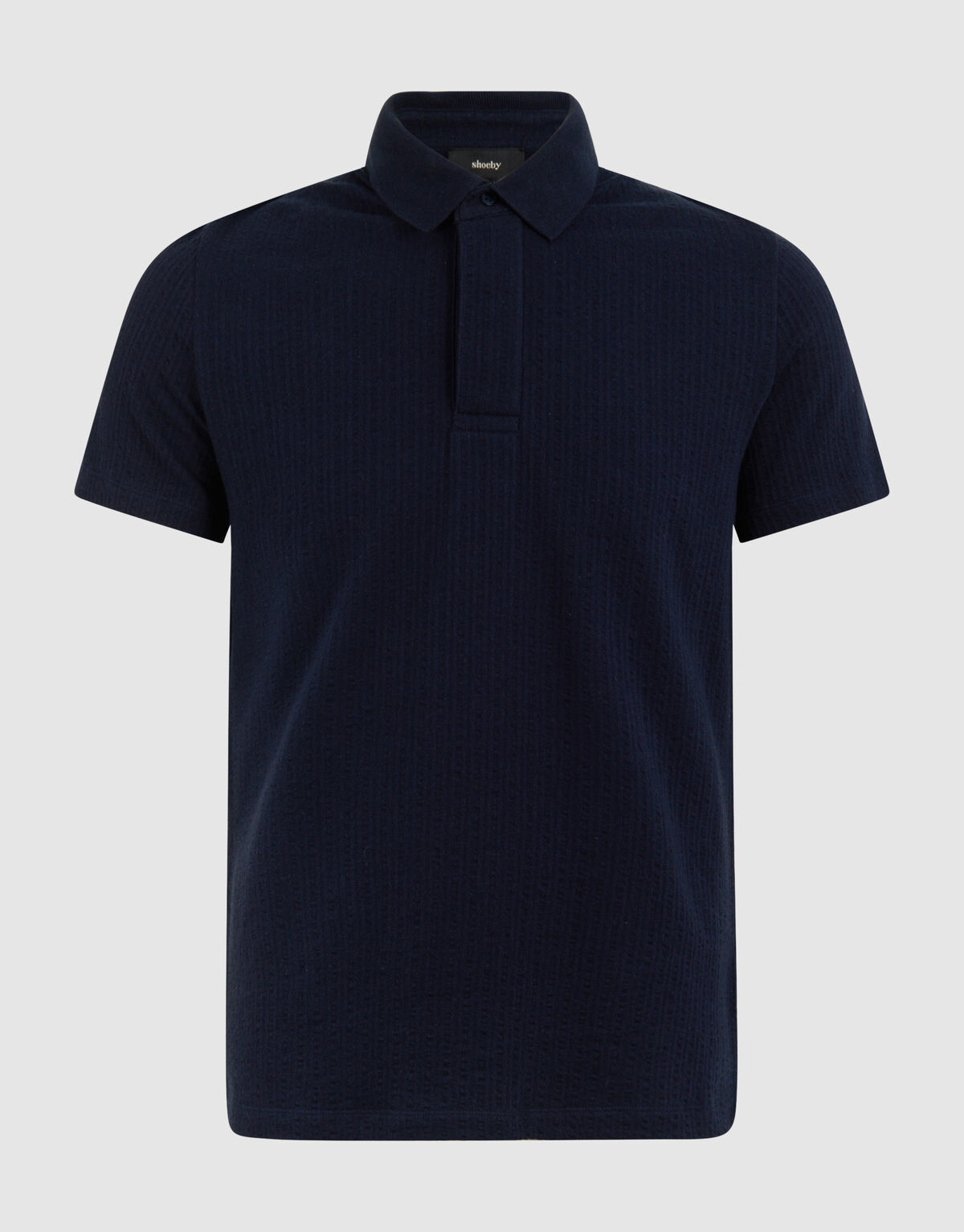 Struktur Polo Dunkelblau SHOEBY MEN
