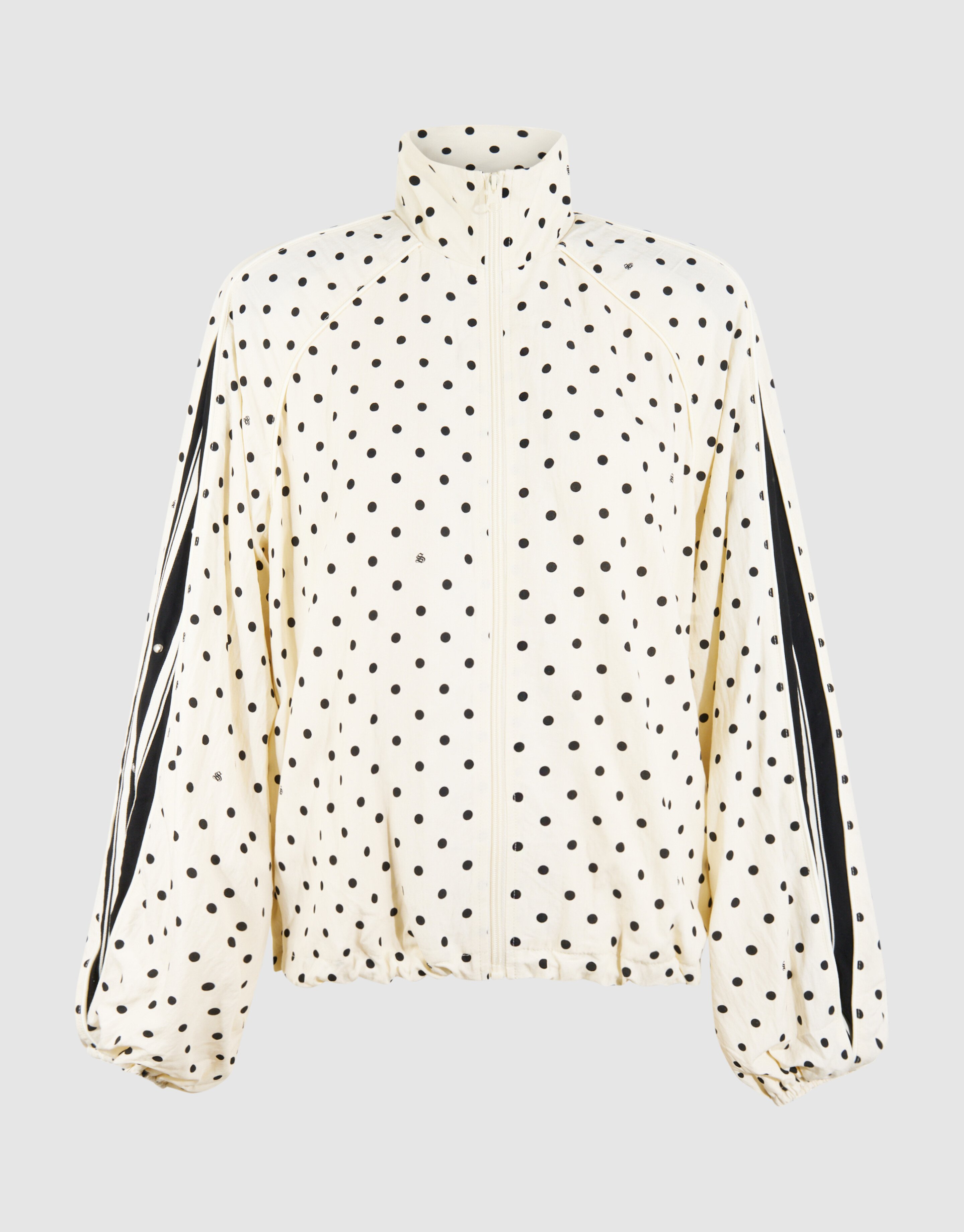 Oversized Polkadot Jack gebrochenes Wei&szlig; SHOEBY WOMEN