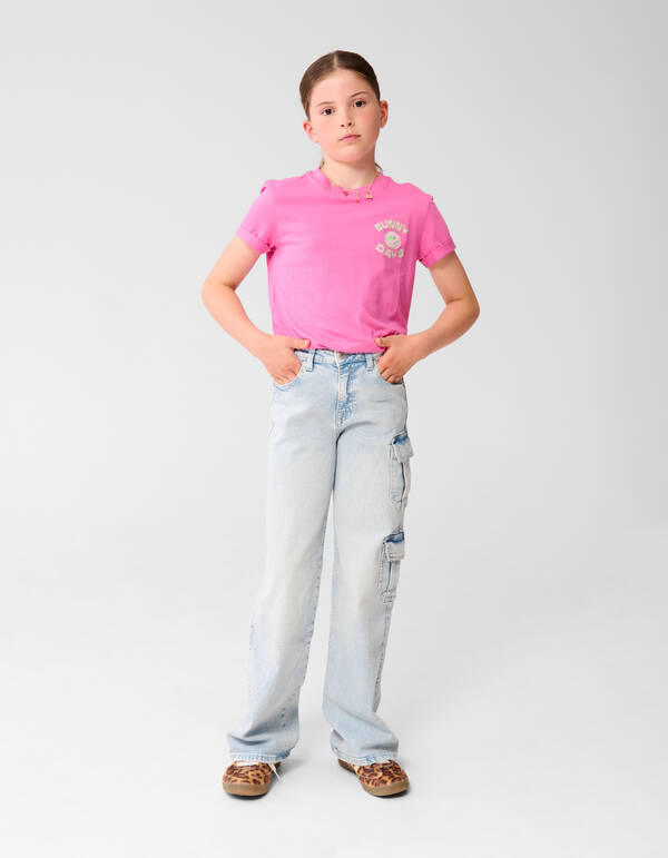 Sunny Artwork T-shirt Rosa SHOEBY GIRLS