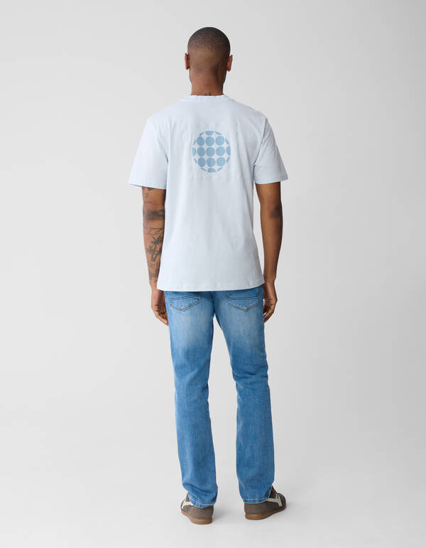 Straight Fit Jeans, mittelblau, L32 SHOEBY MEN