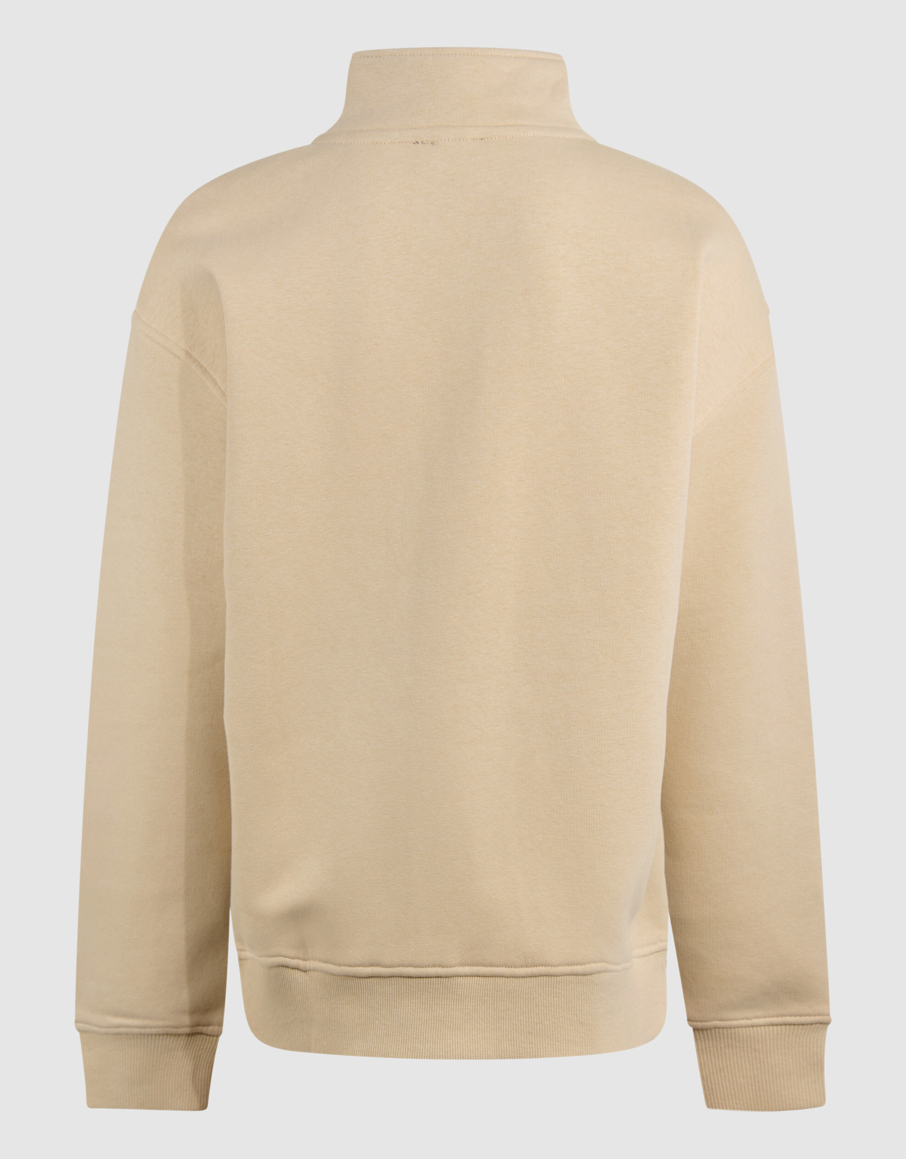 Halb-Reißverschluss-Pullover Beige SHOEBY BOYS
