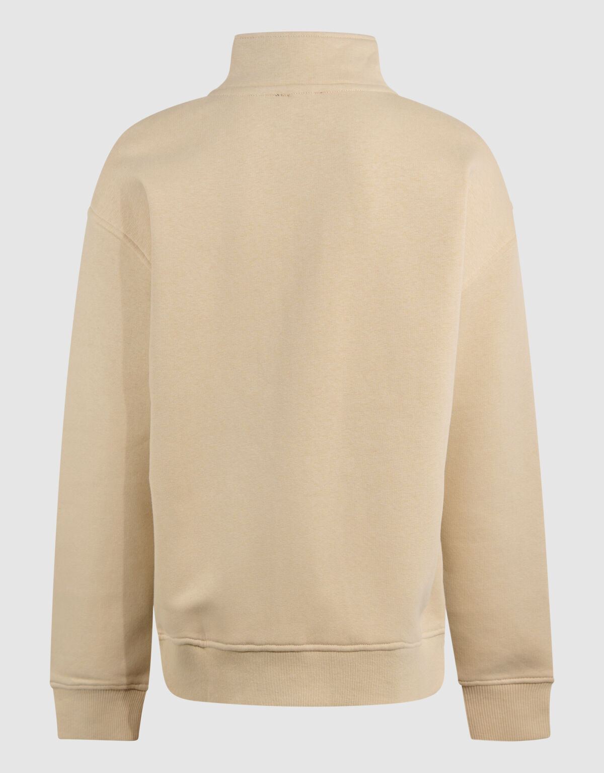 Halb-Reißverschluss-Pullover Beige SHOEBY BOYS