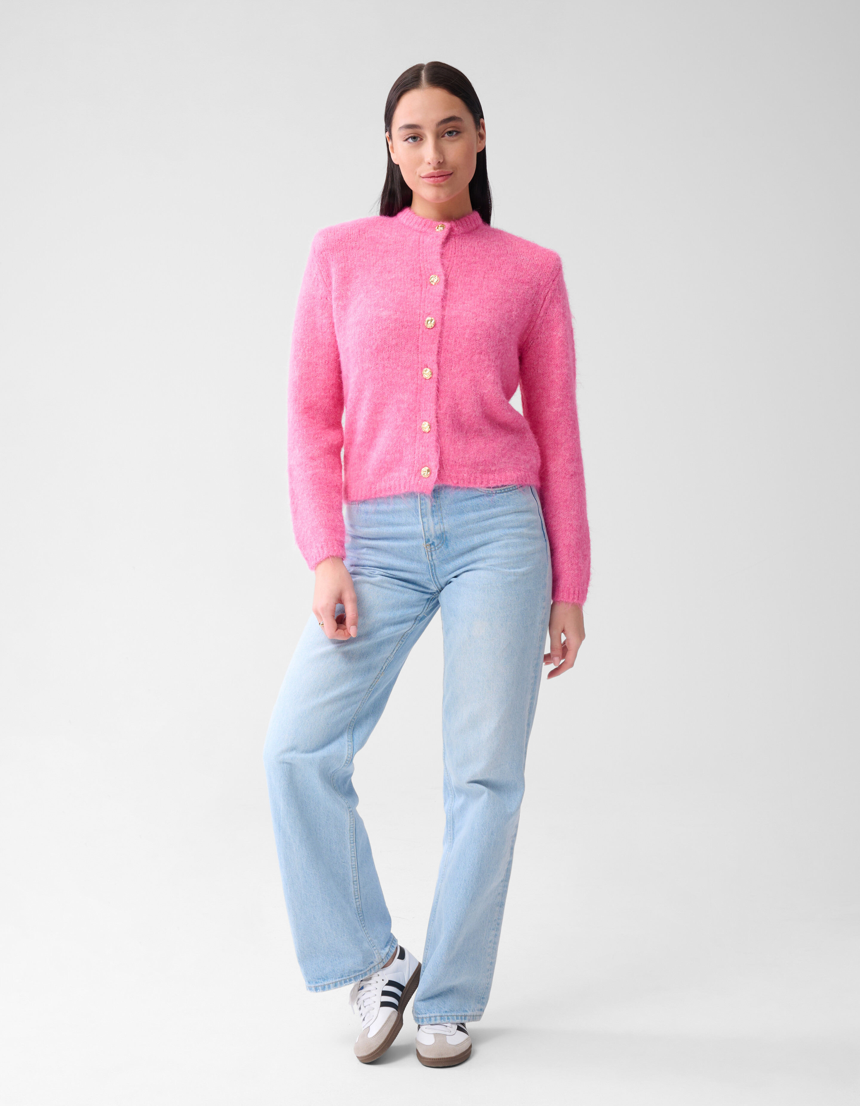 Weiche Strickjacke Rosa SHOEBY WOMEN