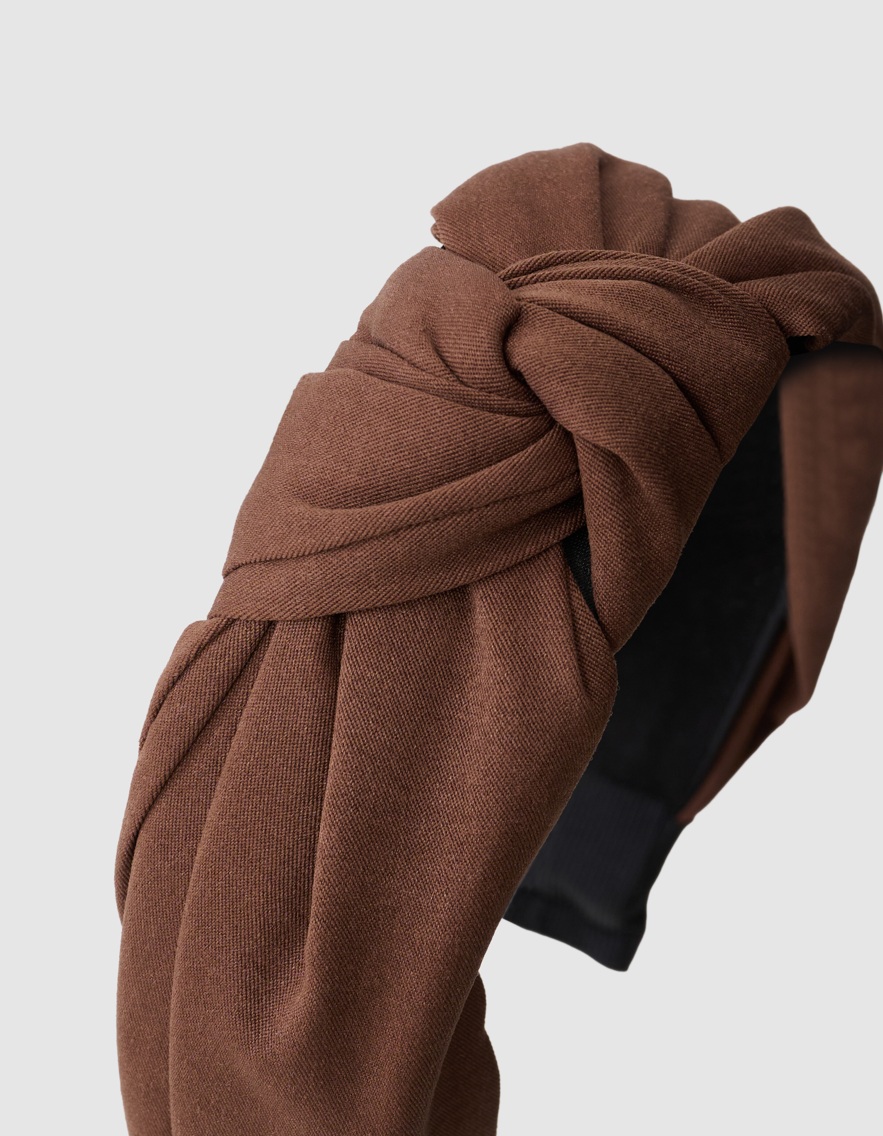 Knoten-Haarband Braun SHOEBY ACCESSOIRES