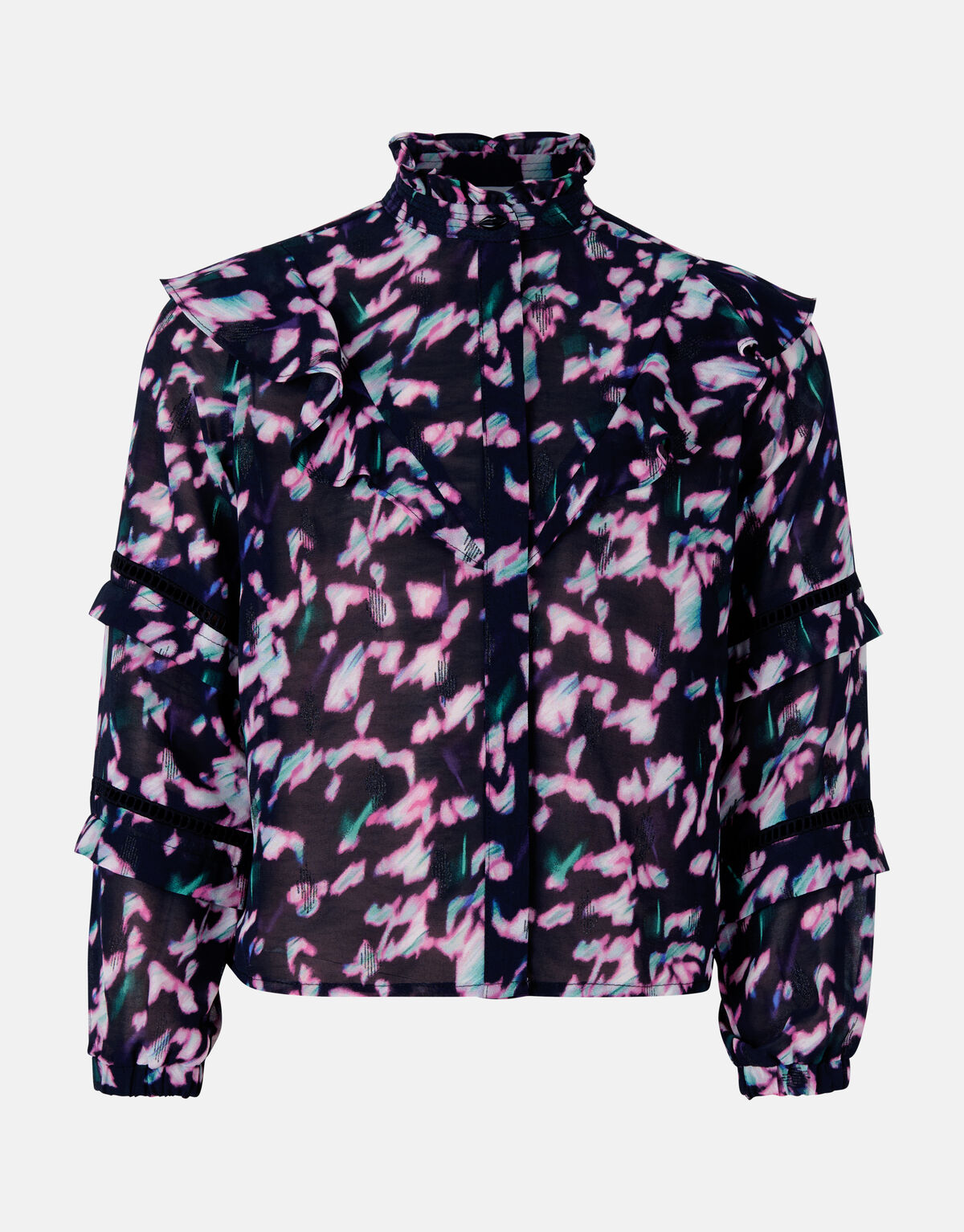 Bluse mit abstraktem Druck By Nicolette SHOEBY GIRLS