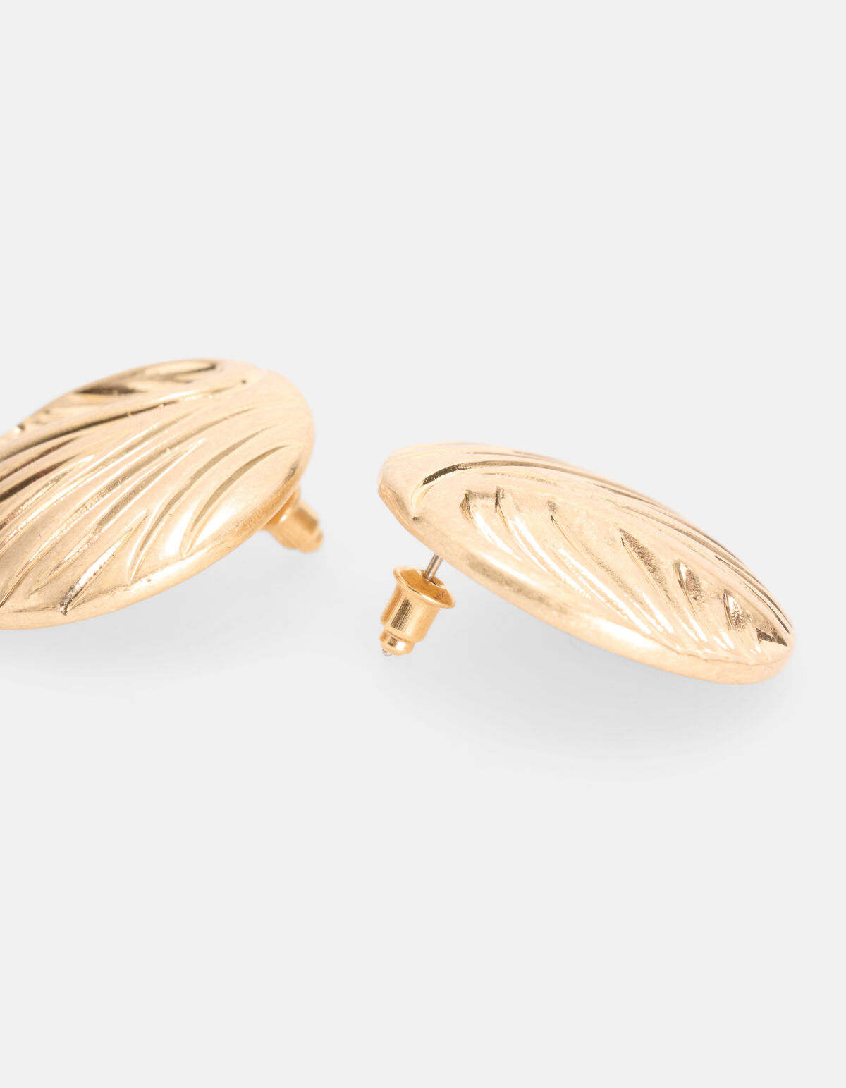 Runde Ohrringe Gold SHOEBY ACCESSOIRES