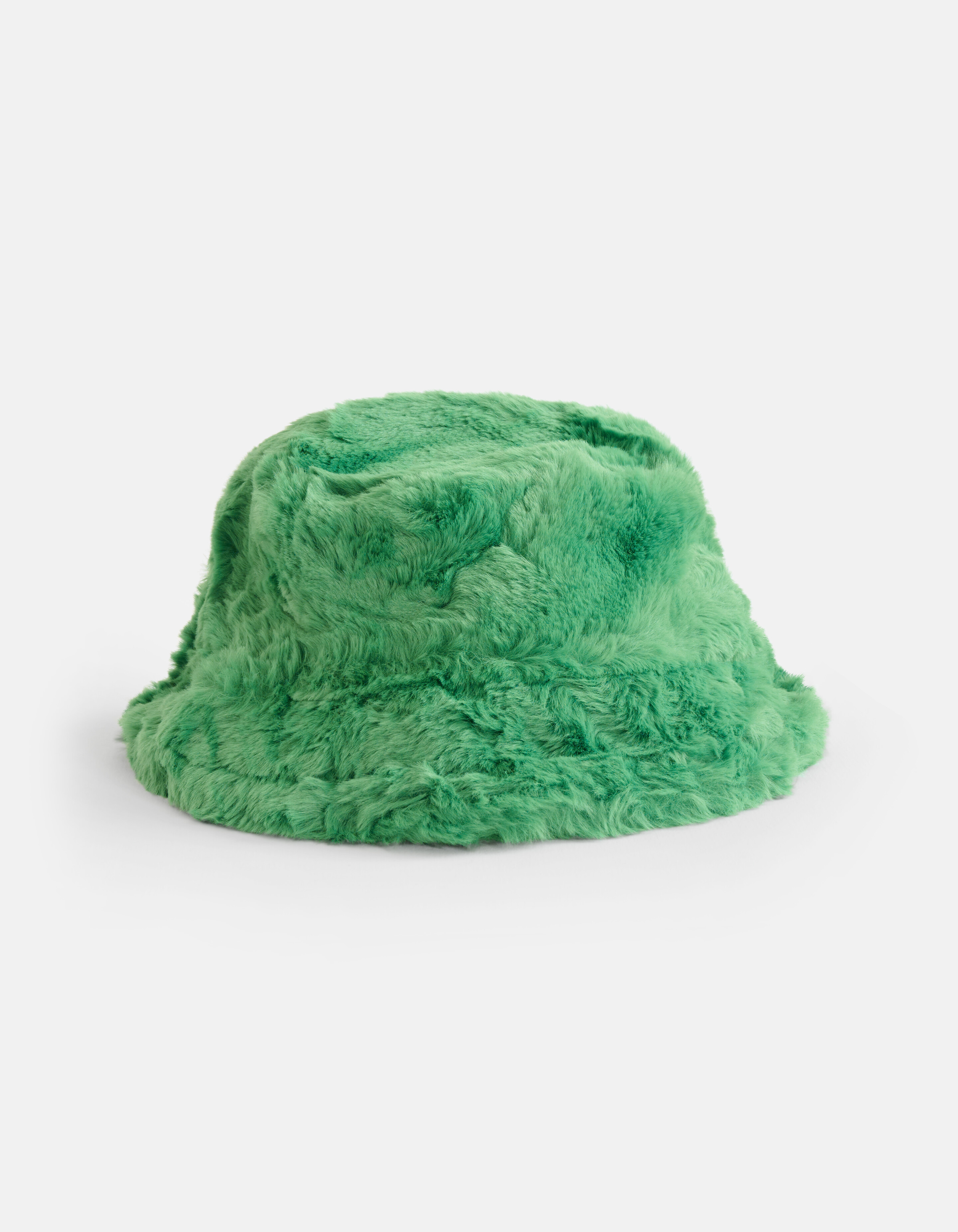 Kunstpelzmütze Grün SHOEBY ACCESSOIRES