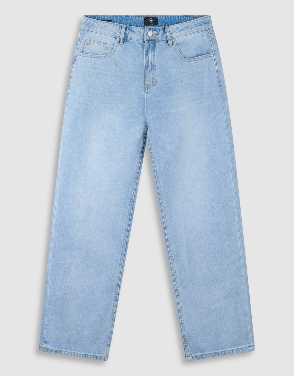 Baggy Fit Jeans Gebleicht L32 SHOEBY MEN