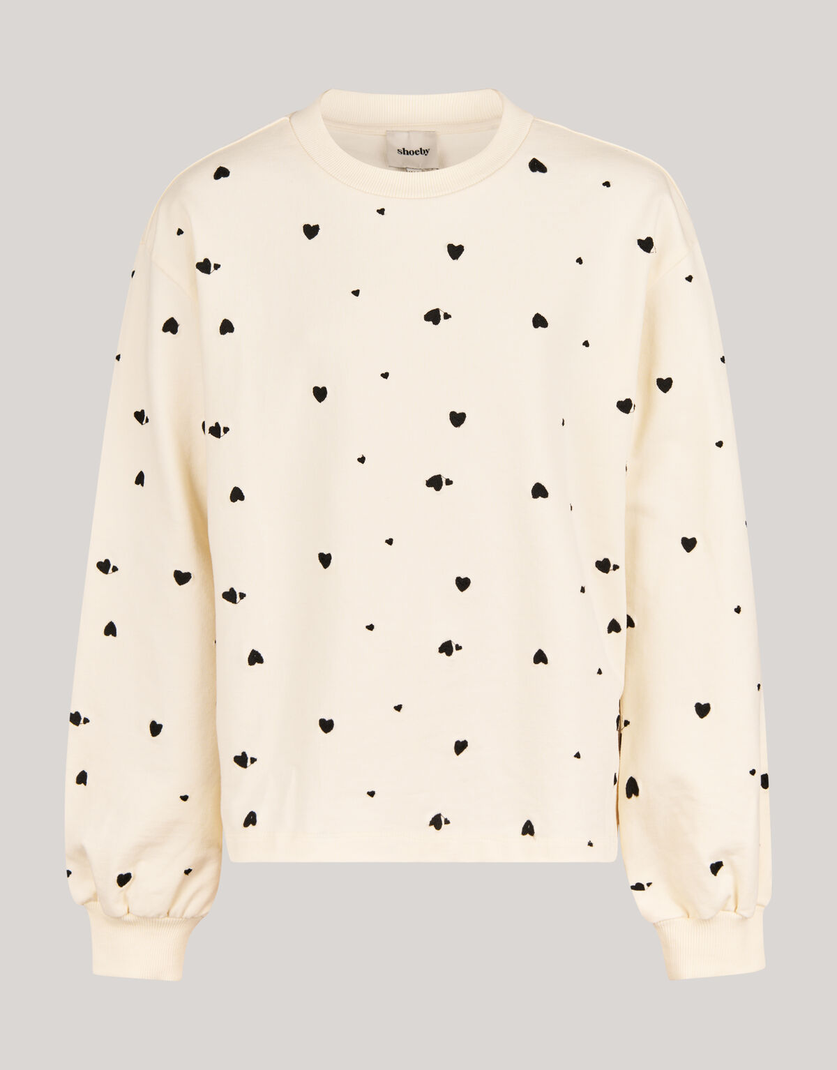 Longsleeve mit Herzmotiv Off White SHOEBY GIRLS