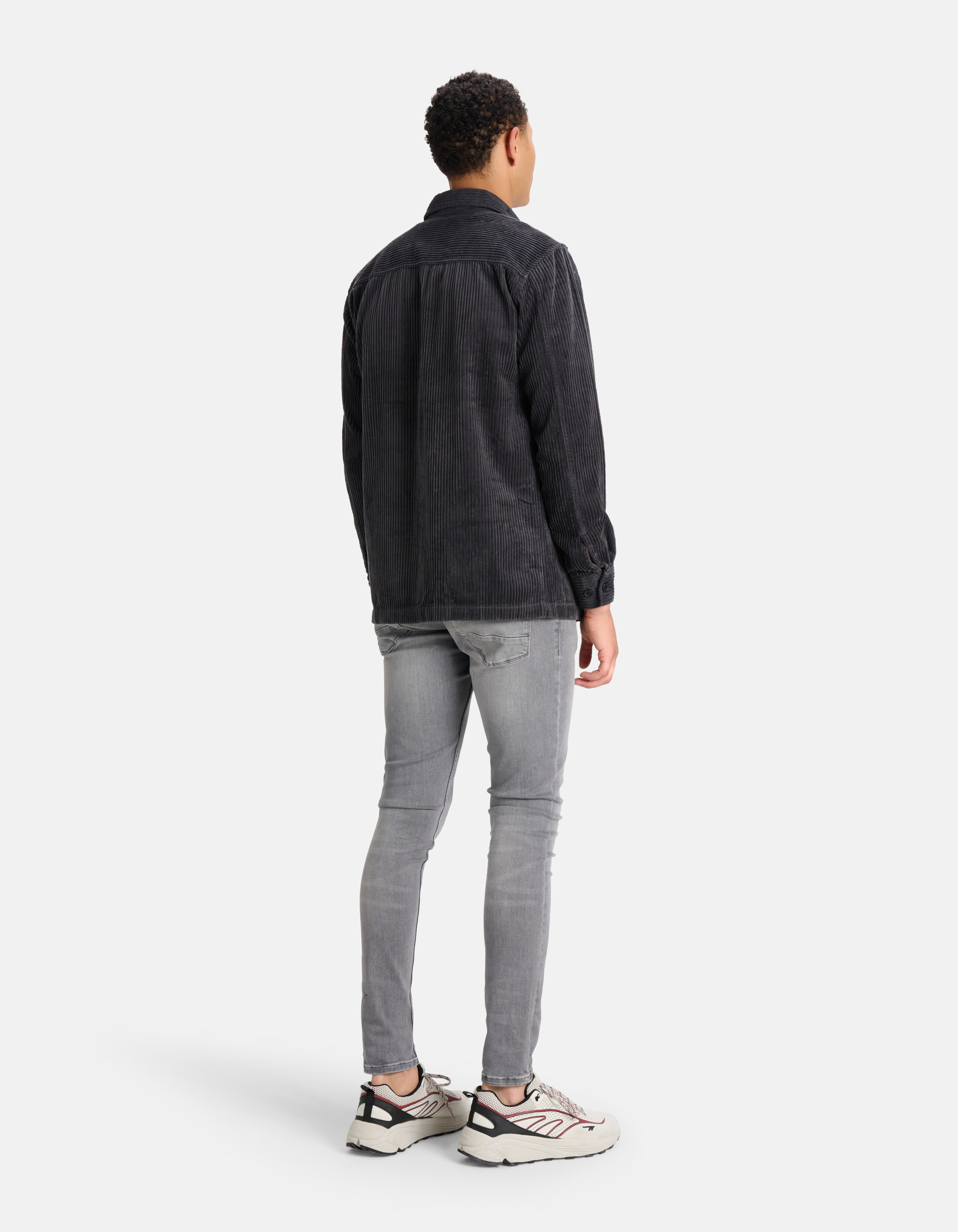 Cord-Überhemd Grau SHOEBY MEN